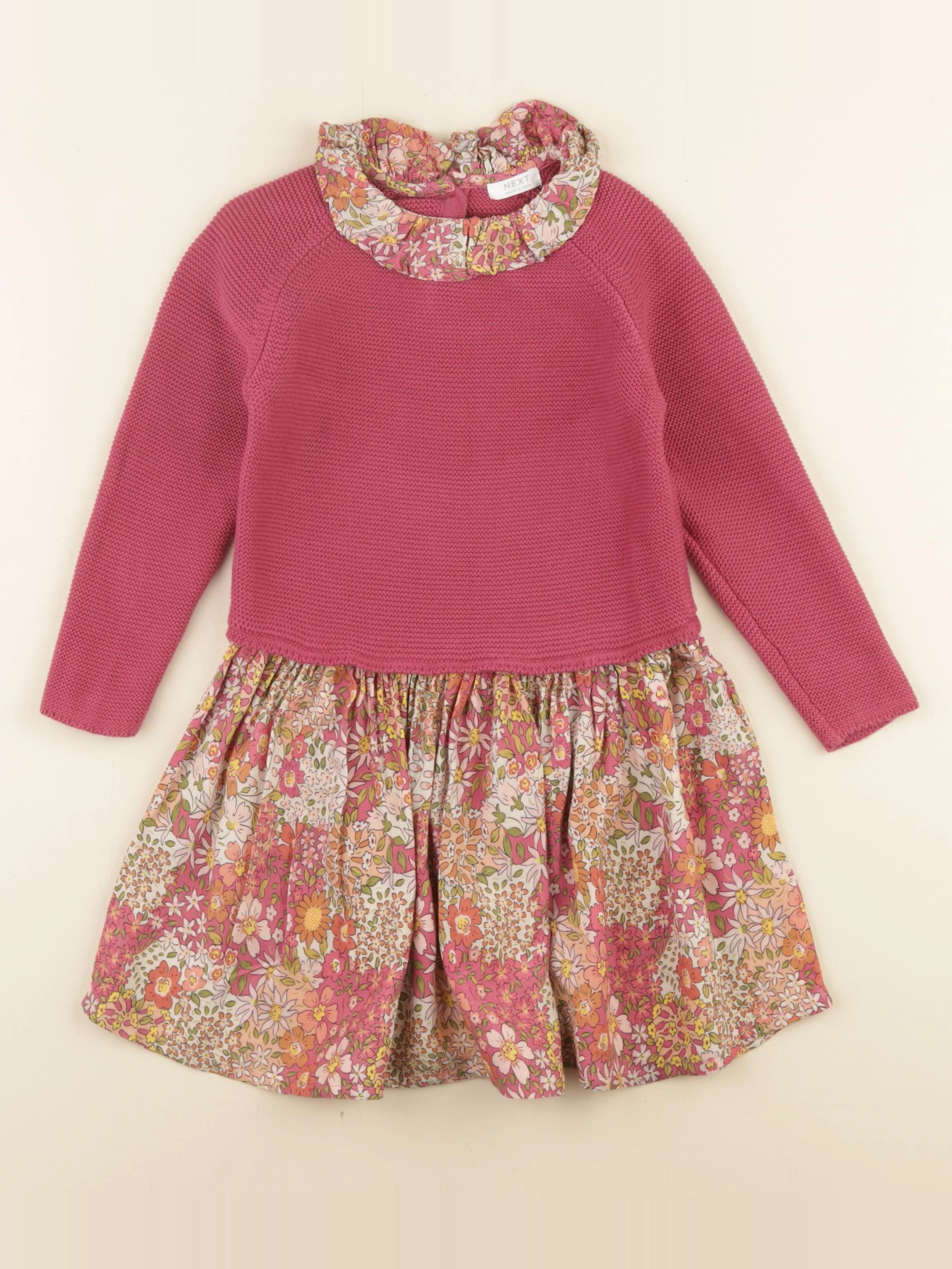 Next - robe rose - 18/24 mois