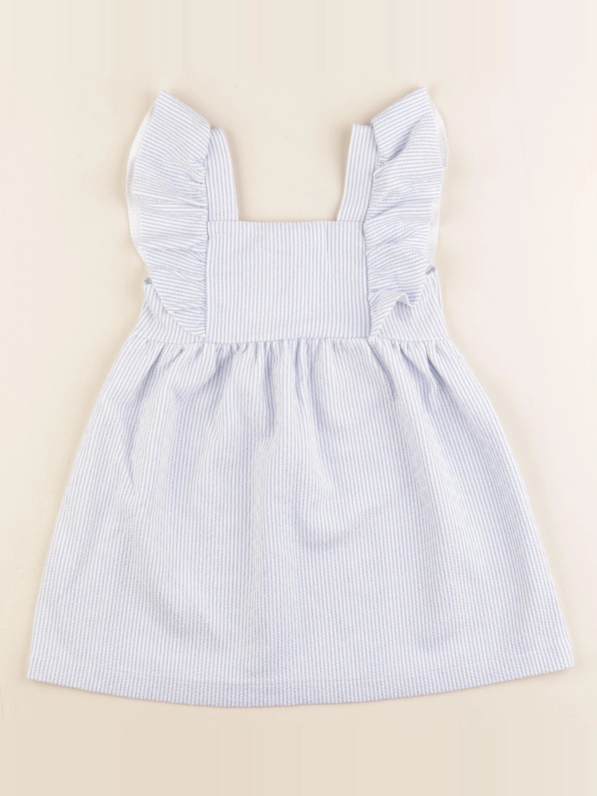 Zara - robe bleu - 2/3 ans