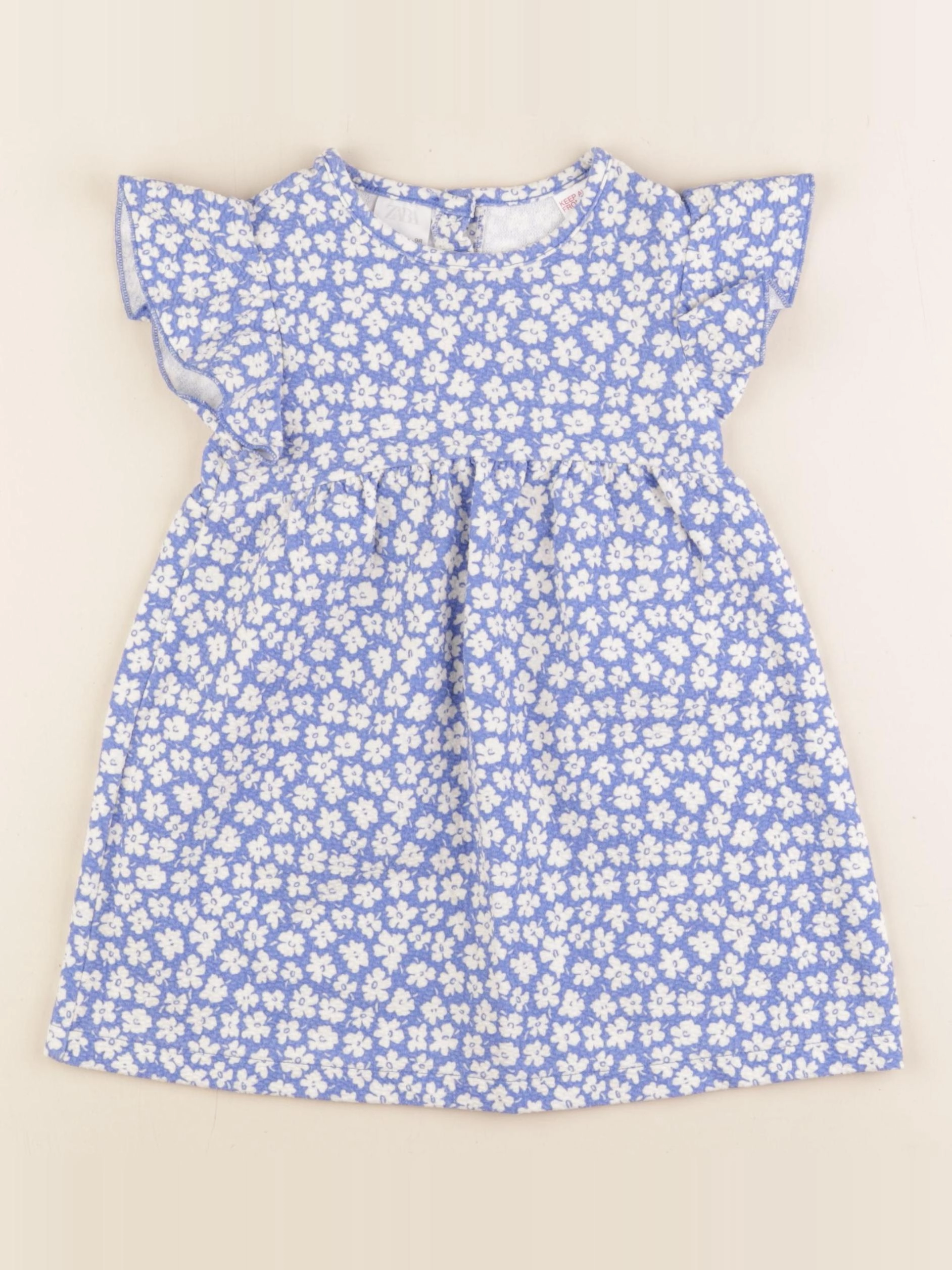 Zara - robe bleu - 2/3 ans
