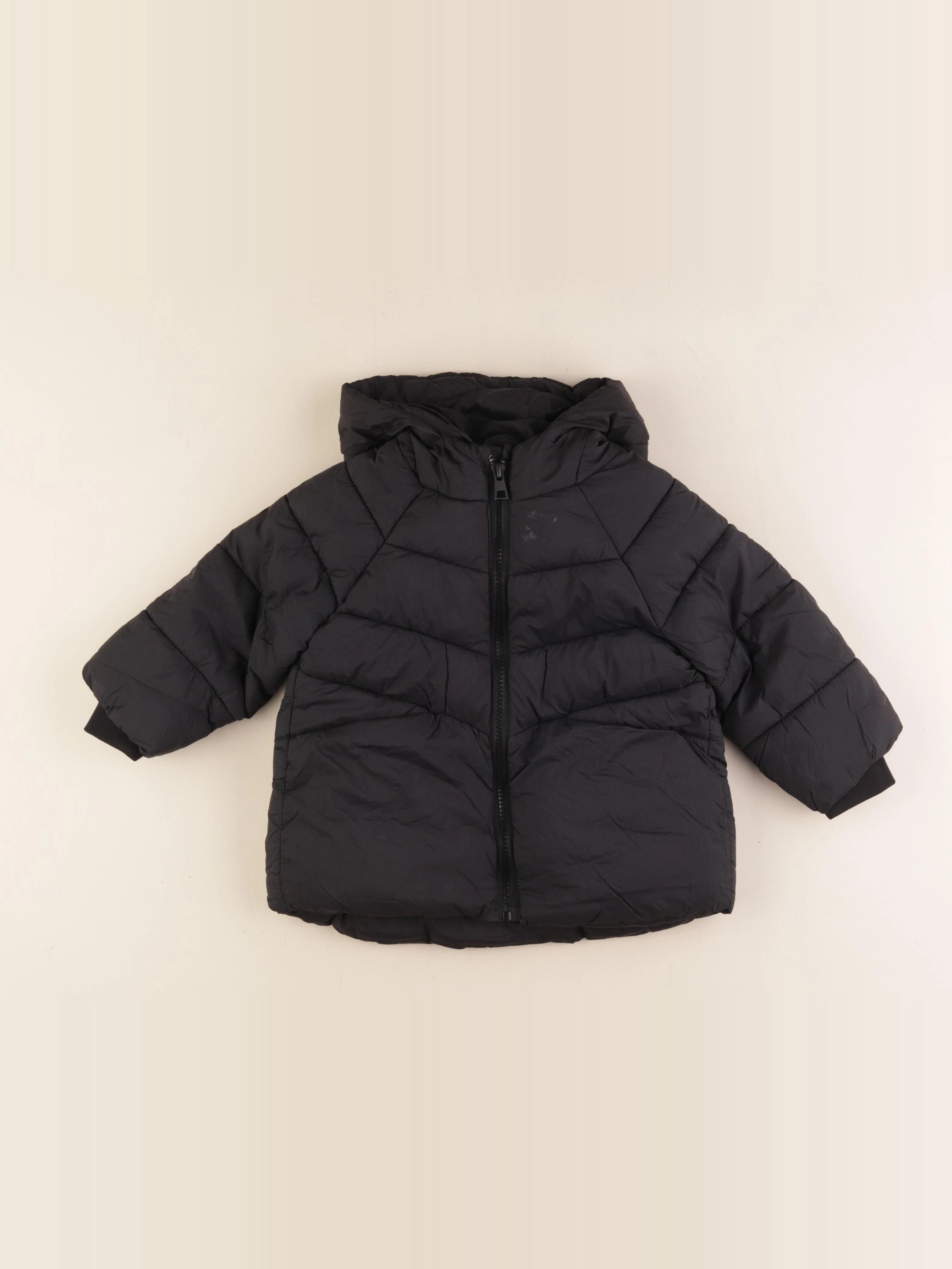 Zara - doudoune noir - 18/24 mois