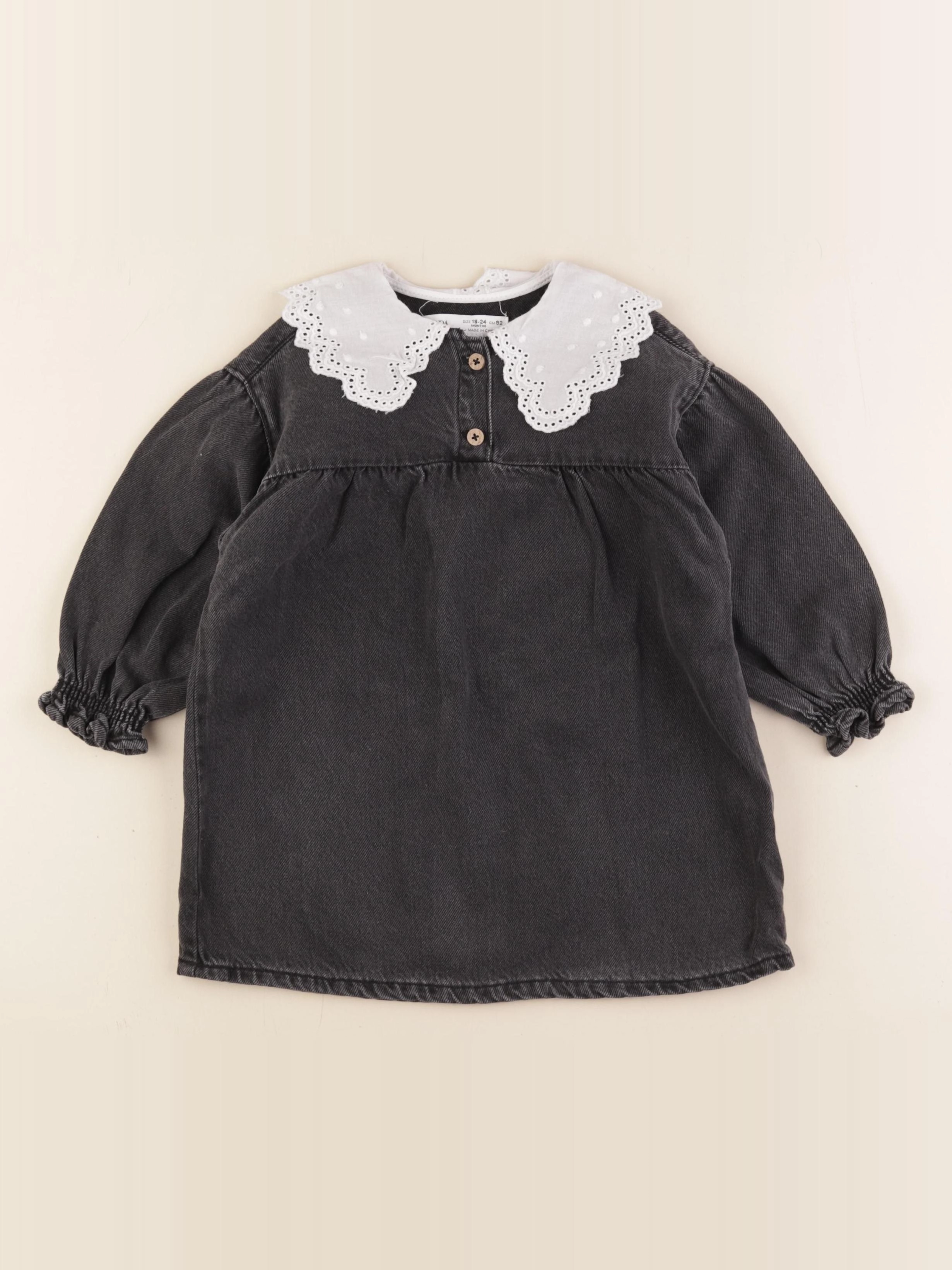 Zara - robe noir - 18/24 mois