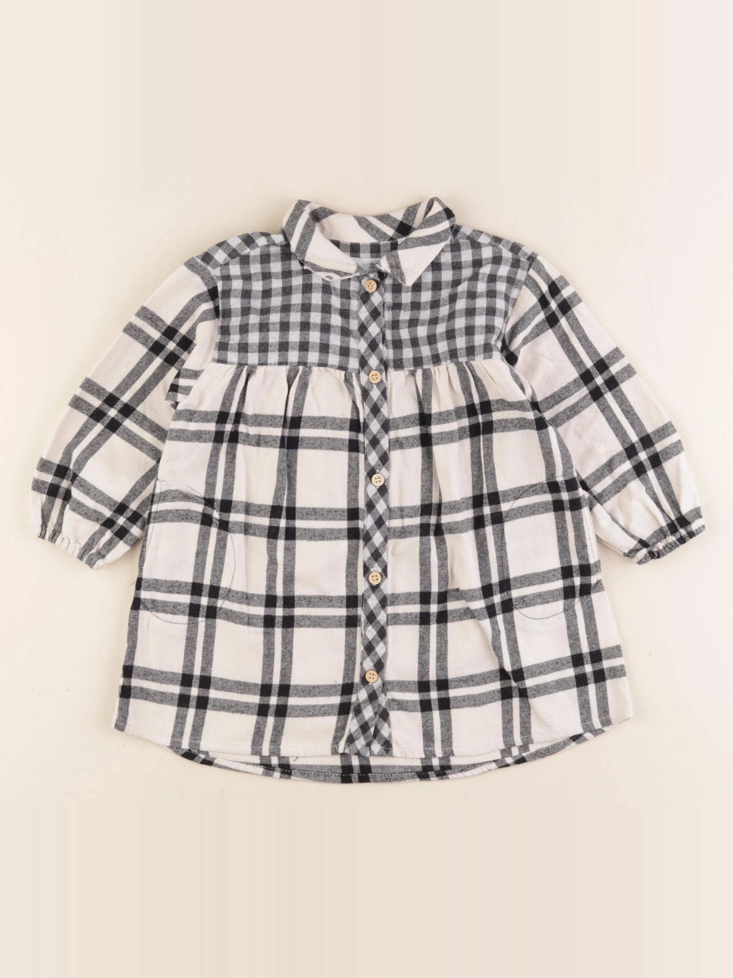 Zara - robe noir - 18/24 mois