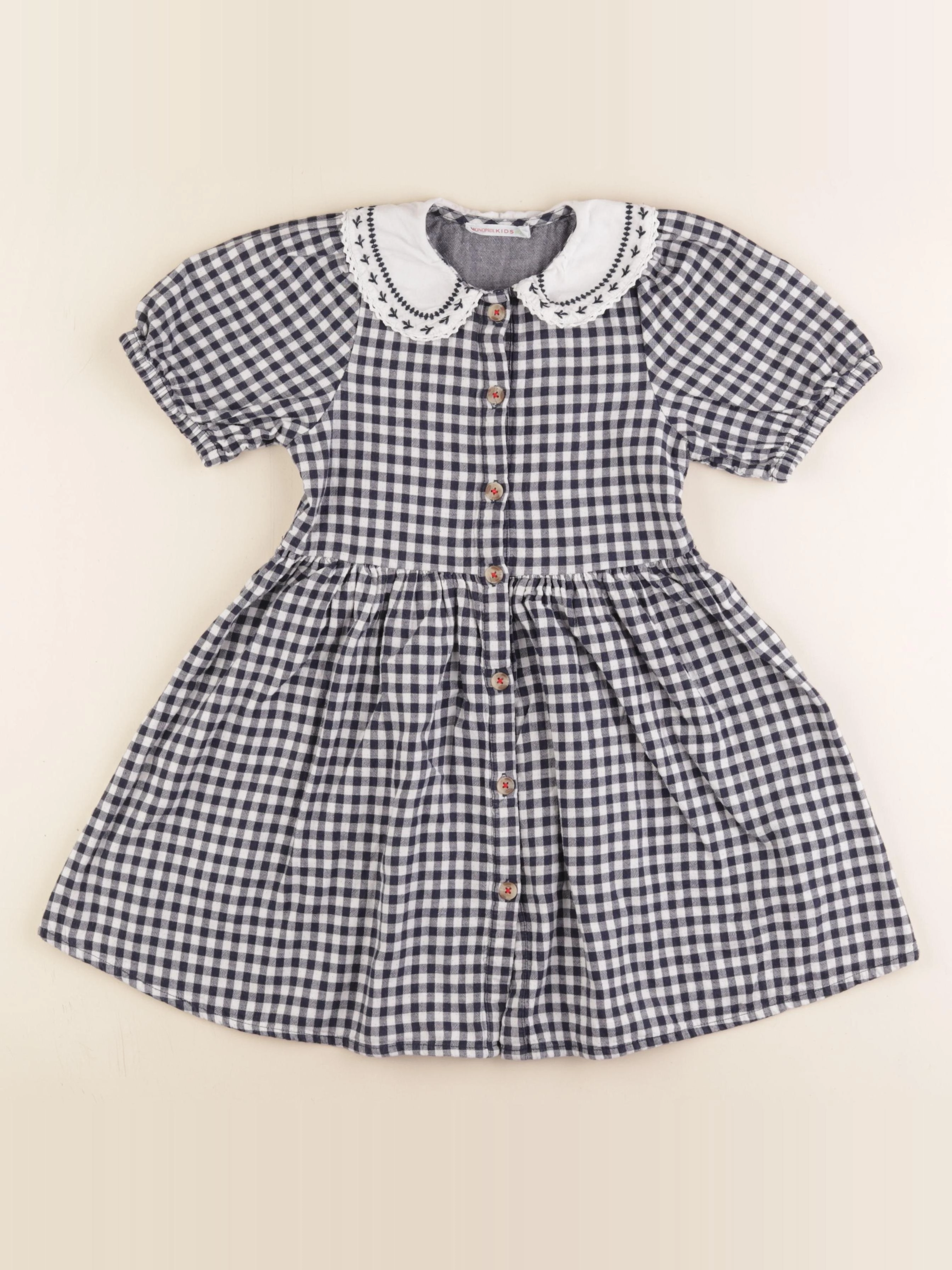 Monoprix - robe bleu - 5 ans