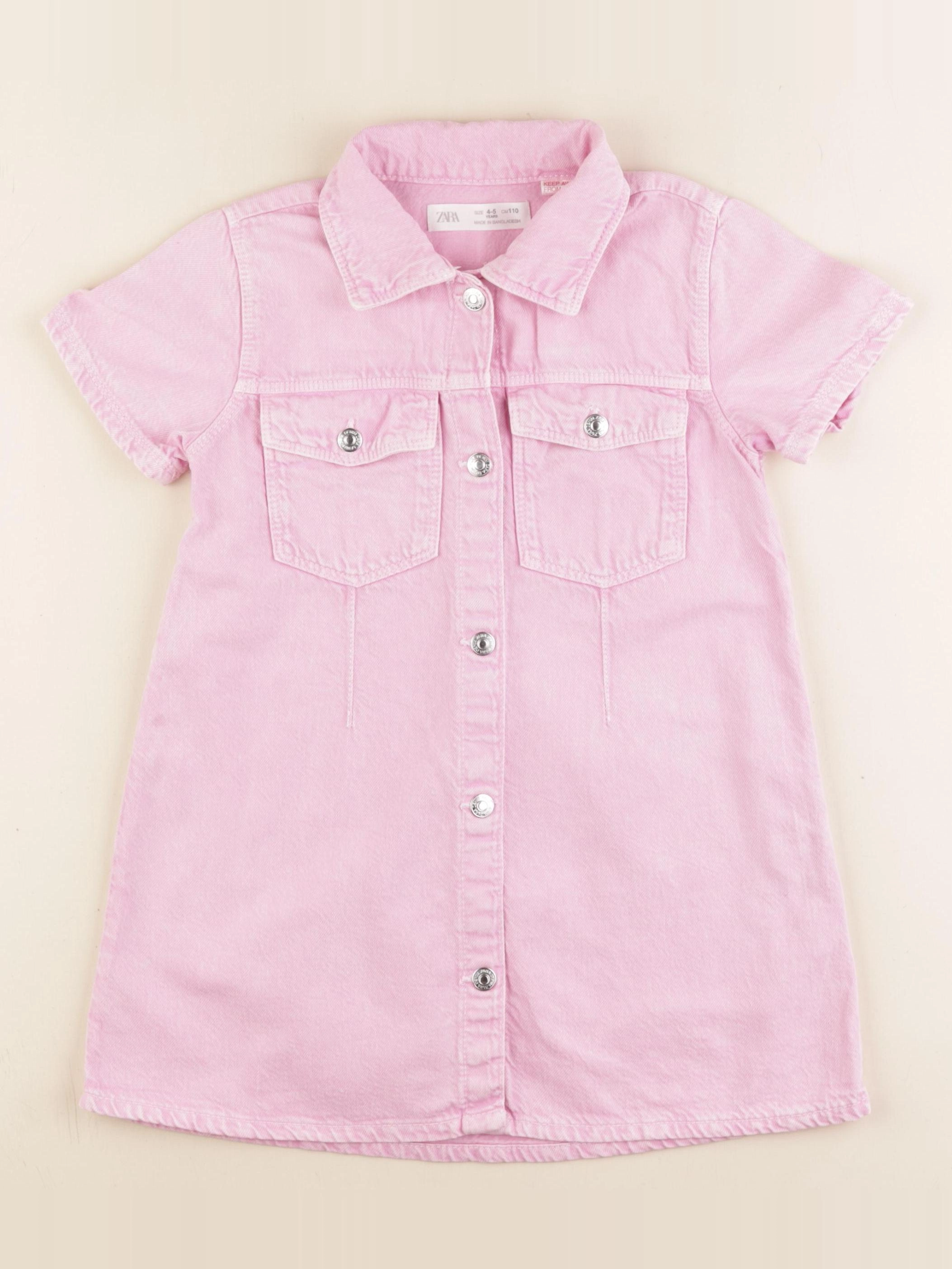 Zara - robe rose - 4/5 ans