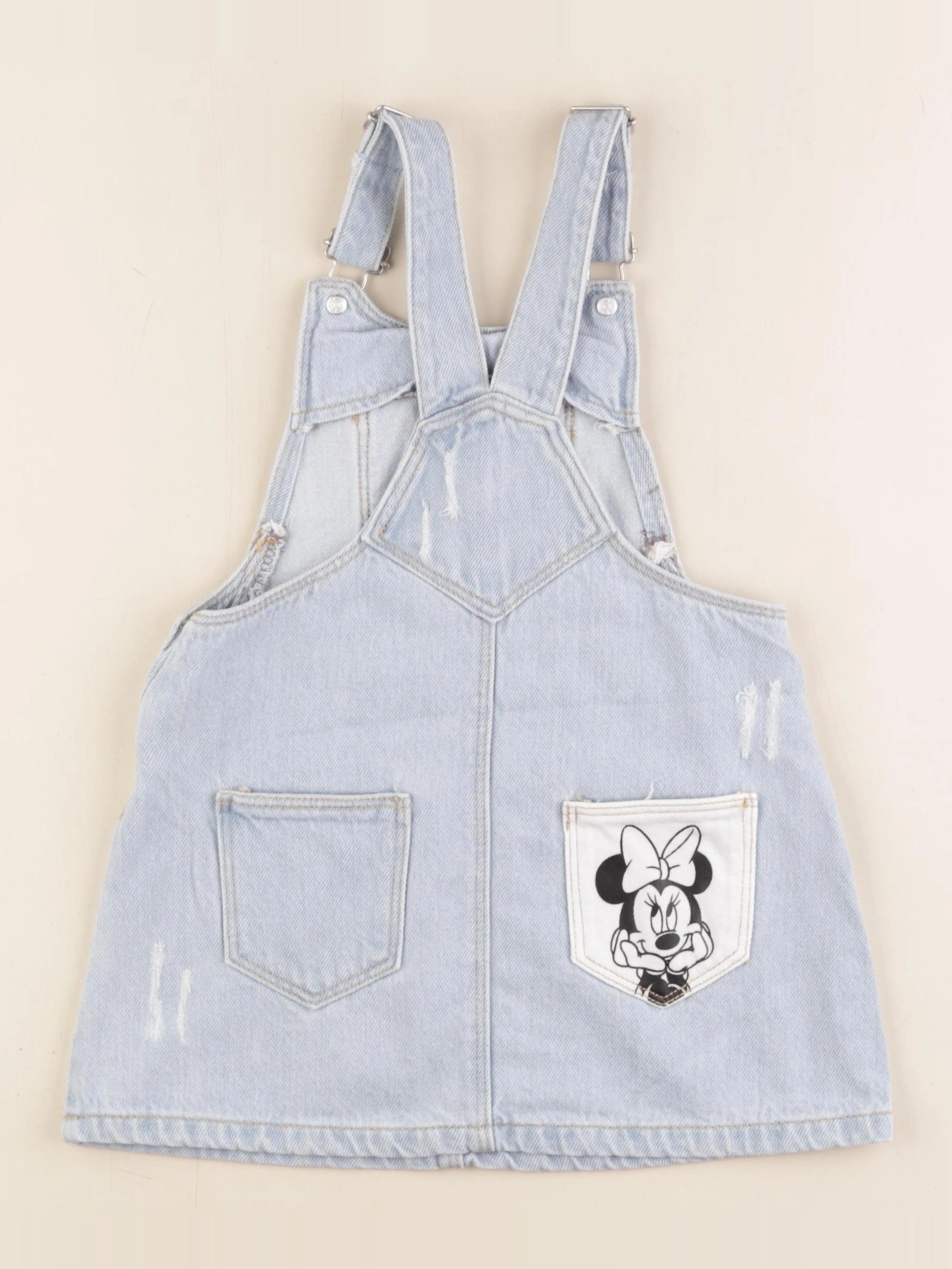 Zara - robe imprimé au dos bleu - 2/3 ans