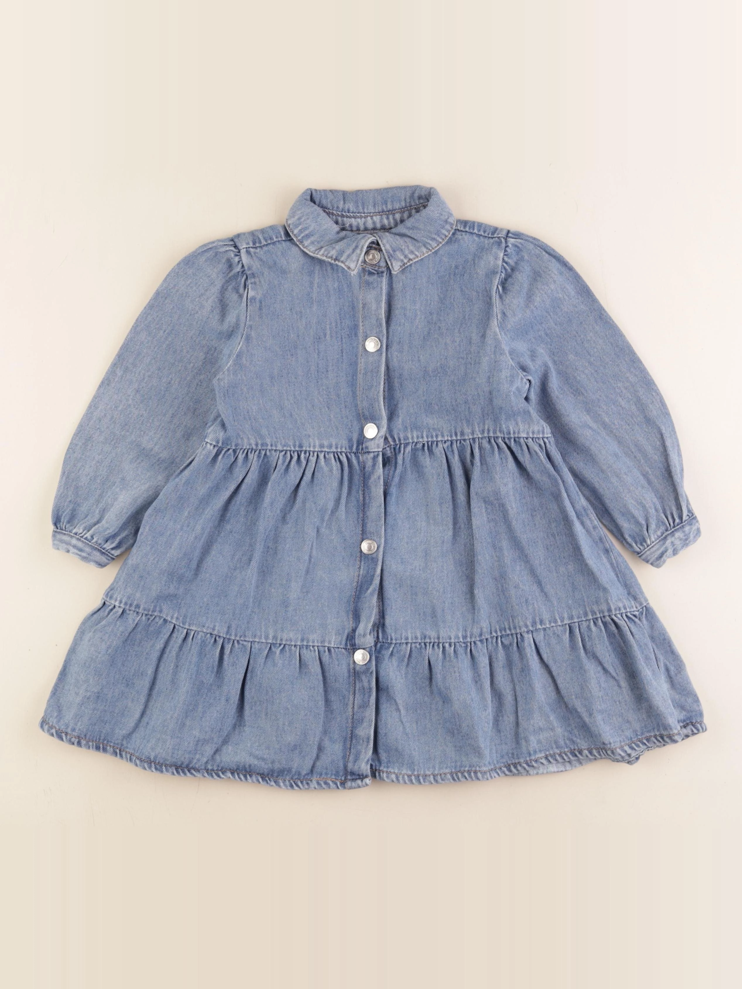 Zara - robe bleu - 18/24 mois