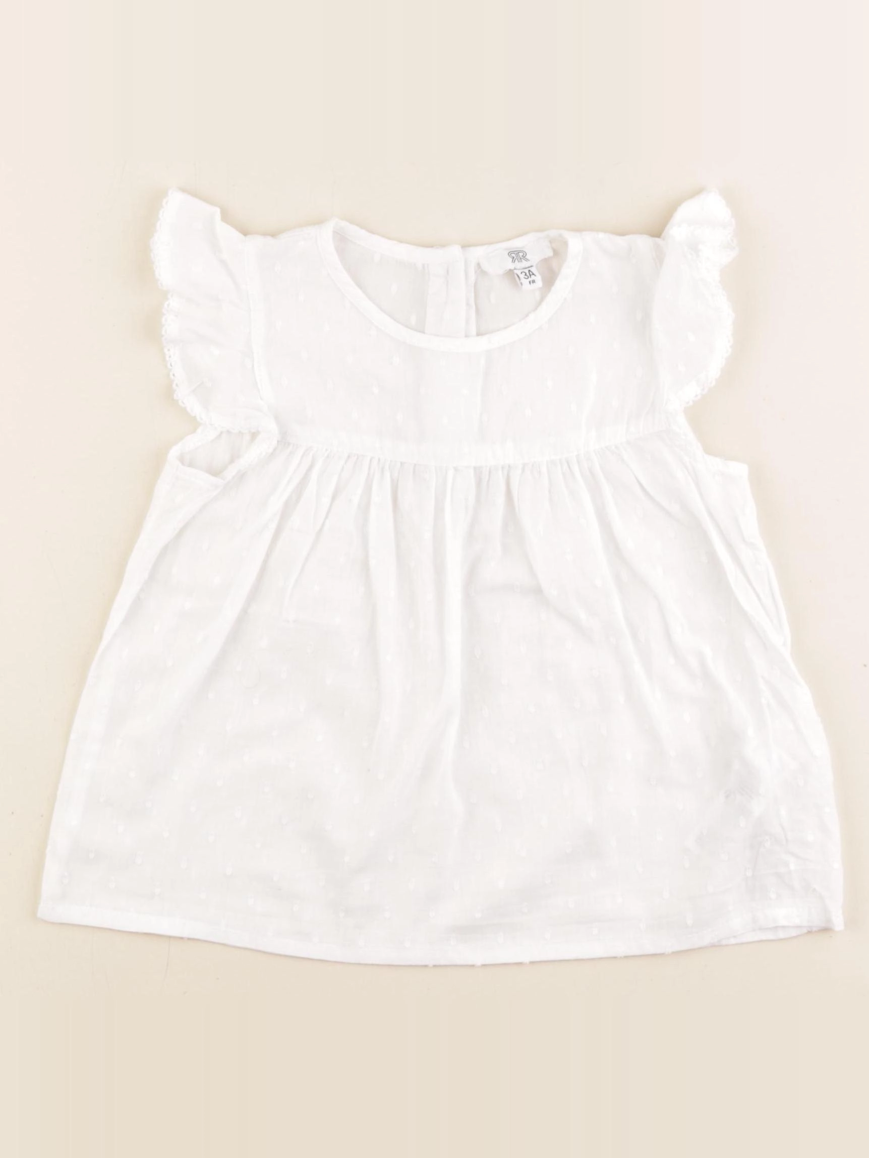 La Redoute - blouse blanc - 3 ans