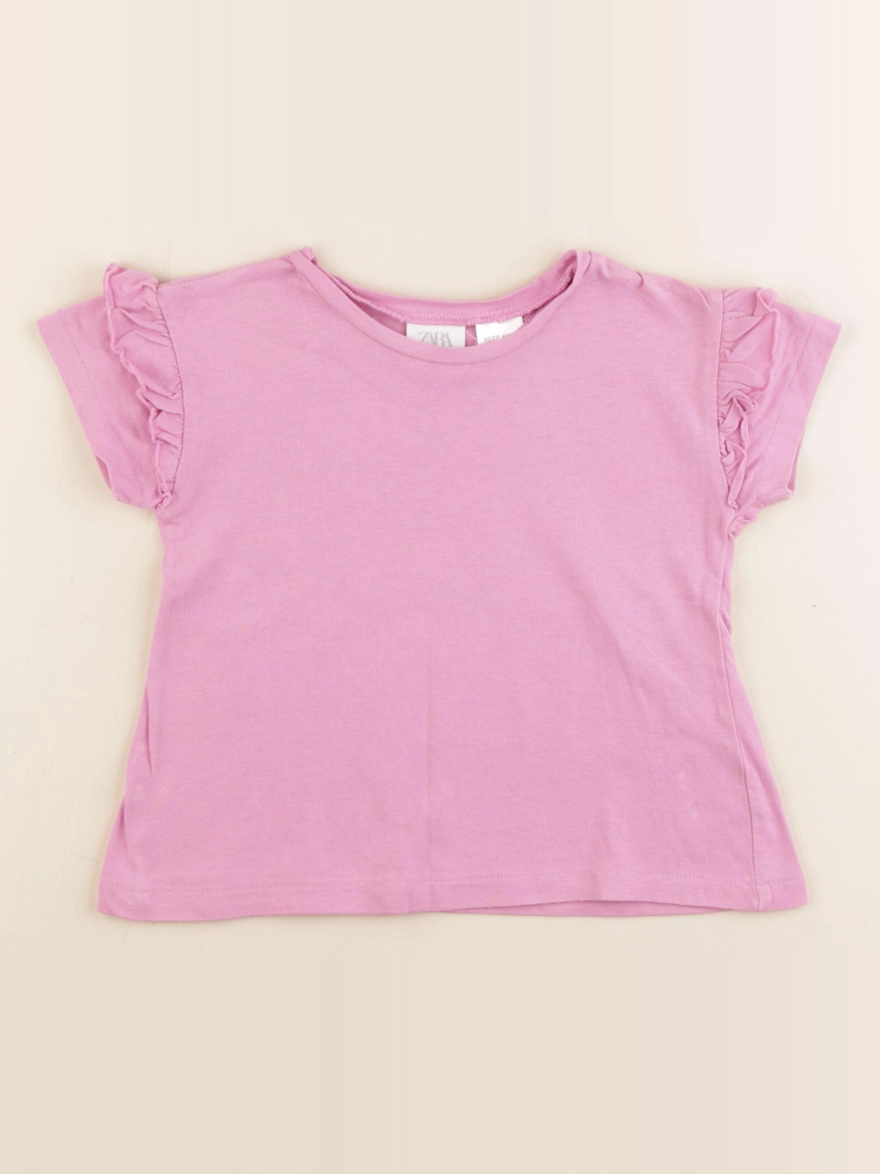Zara - tee-shirt rose - 18/24 mois