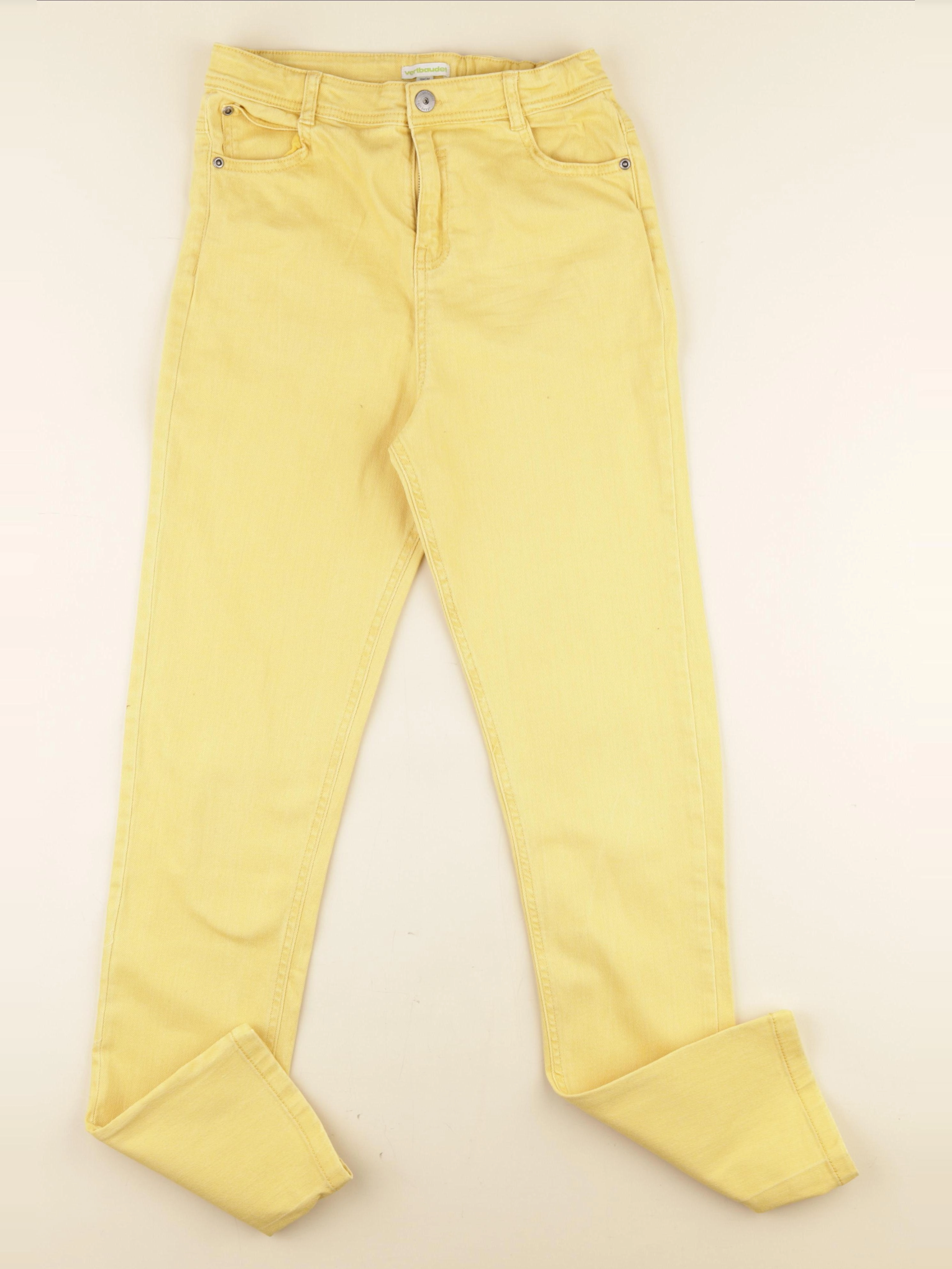 Vertbaudet - jean jaune - 13 ans
