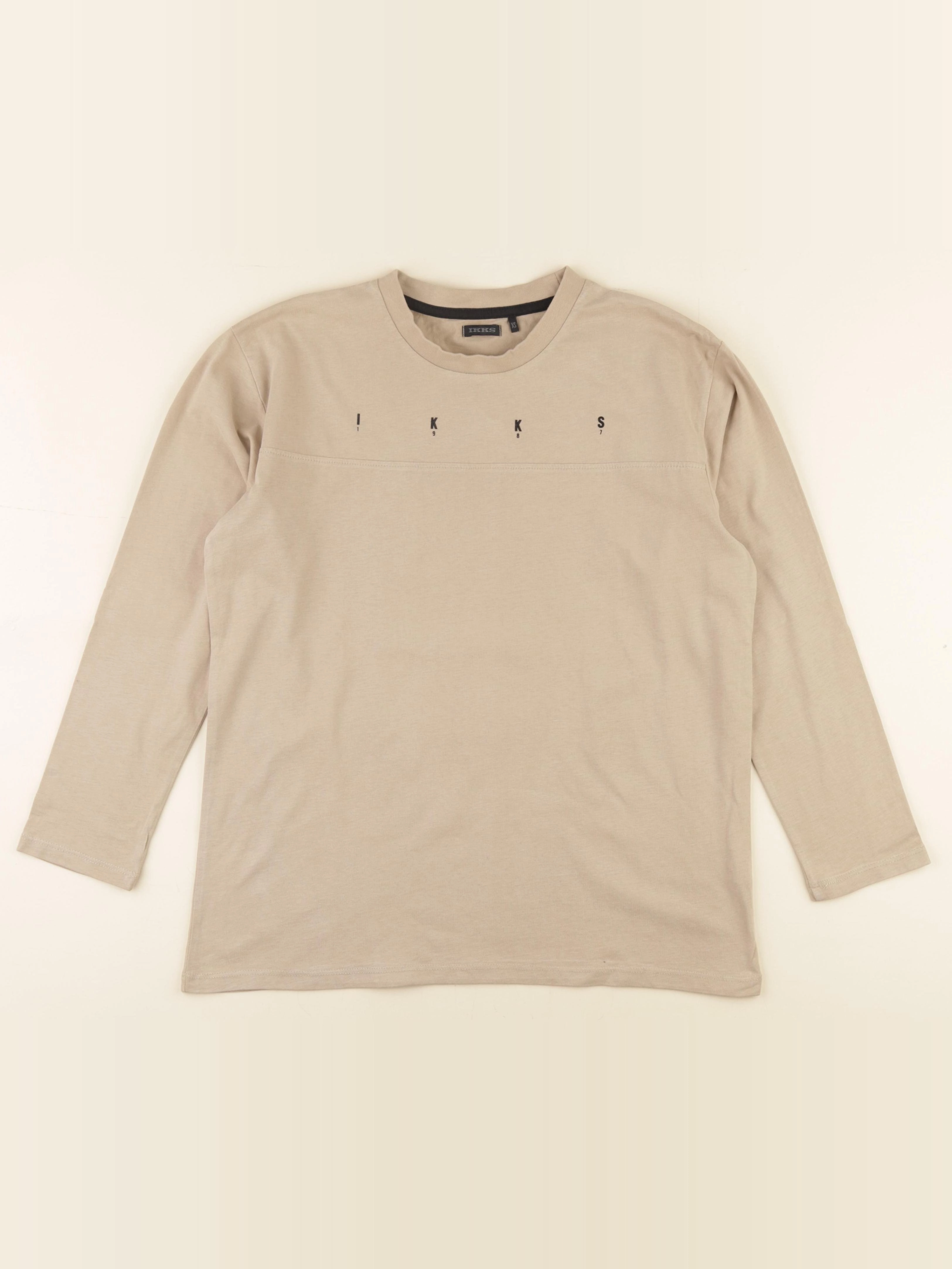 IKKS - tee-shirt imprimé au dos beige - 12 ans