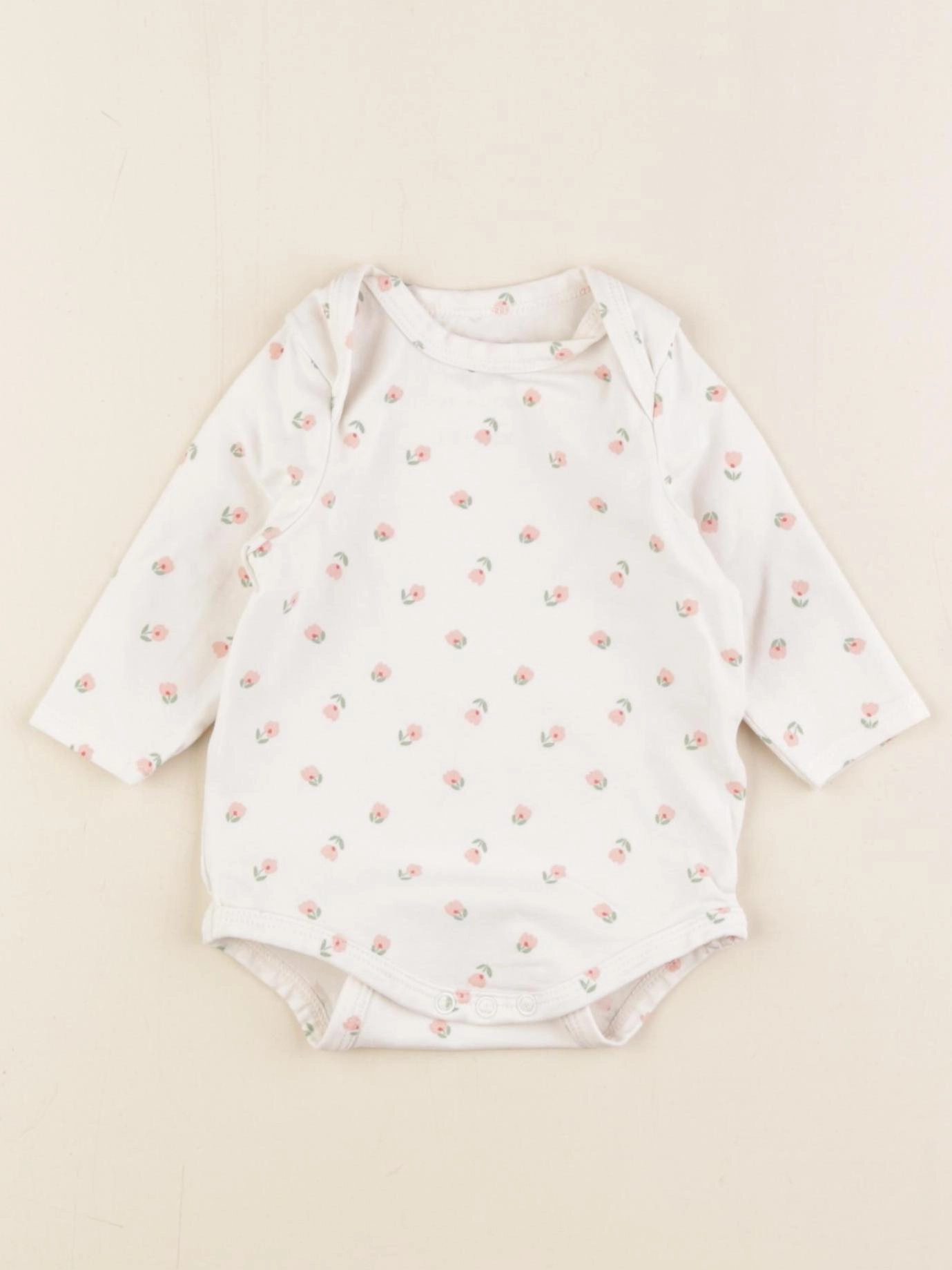 Tape à l'oeil - body rose - 3 mois