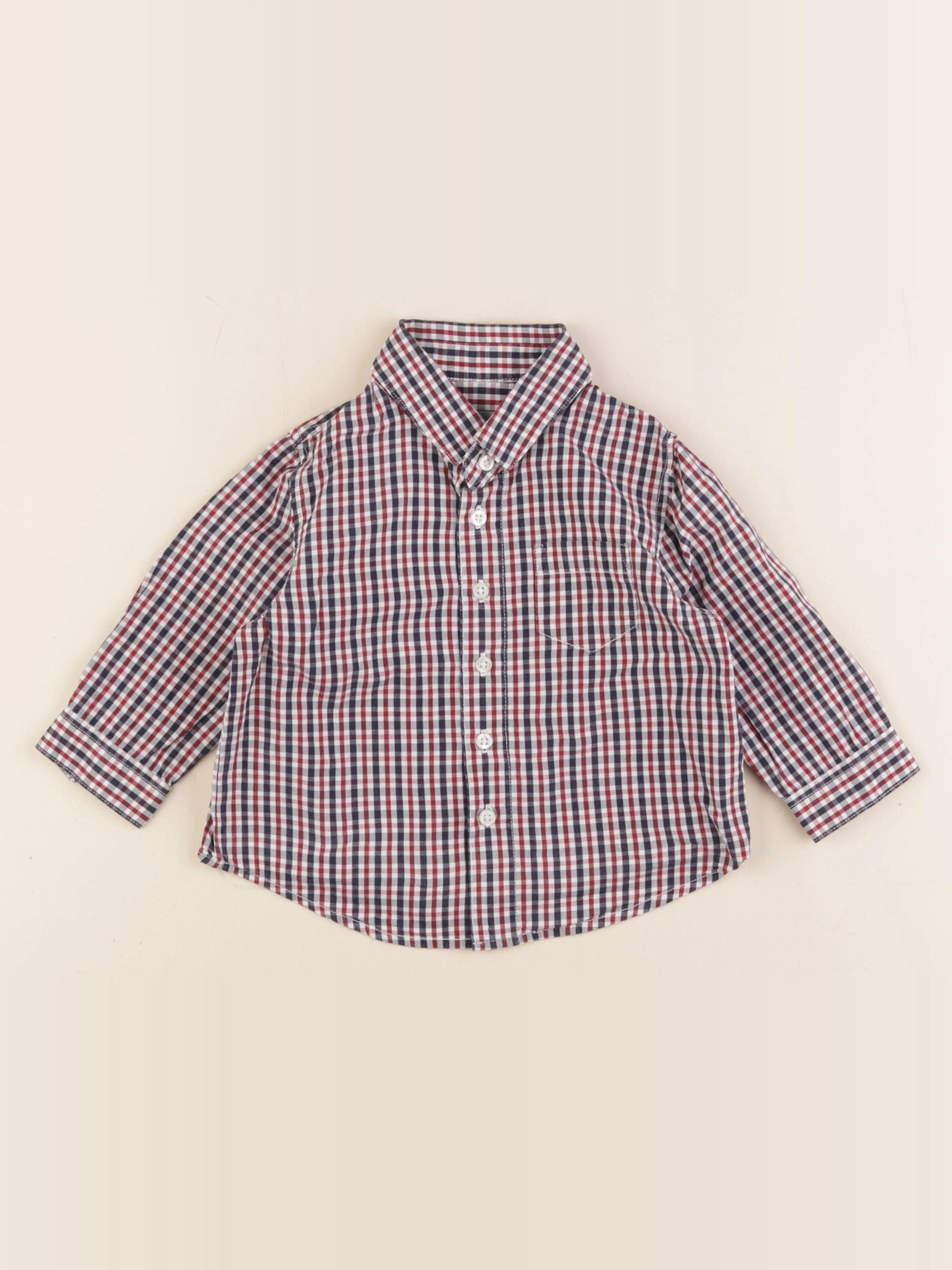 Cyrillus - chemise bleu - 9 mois