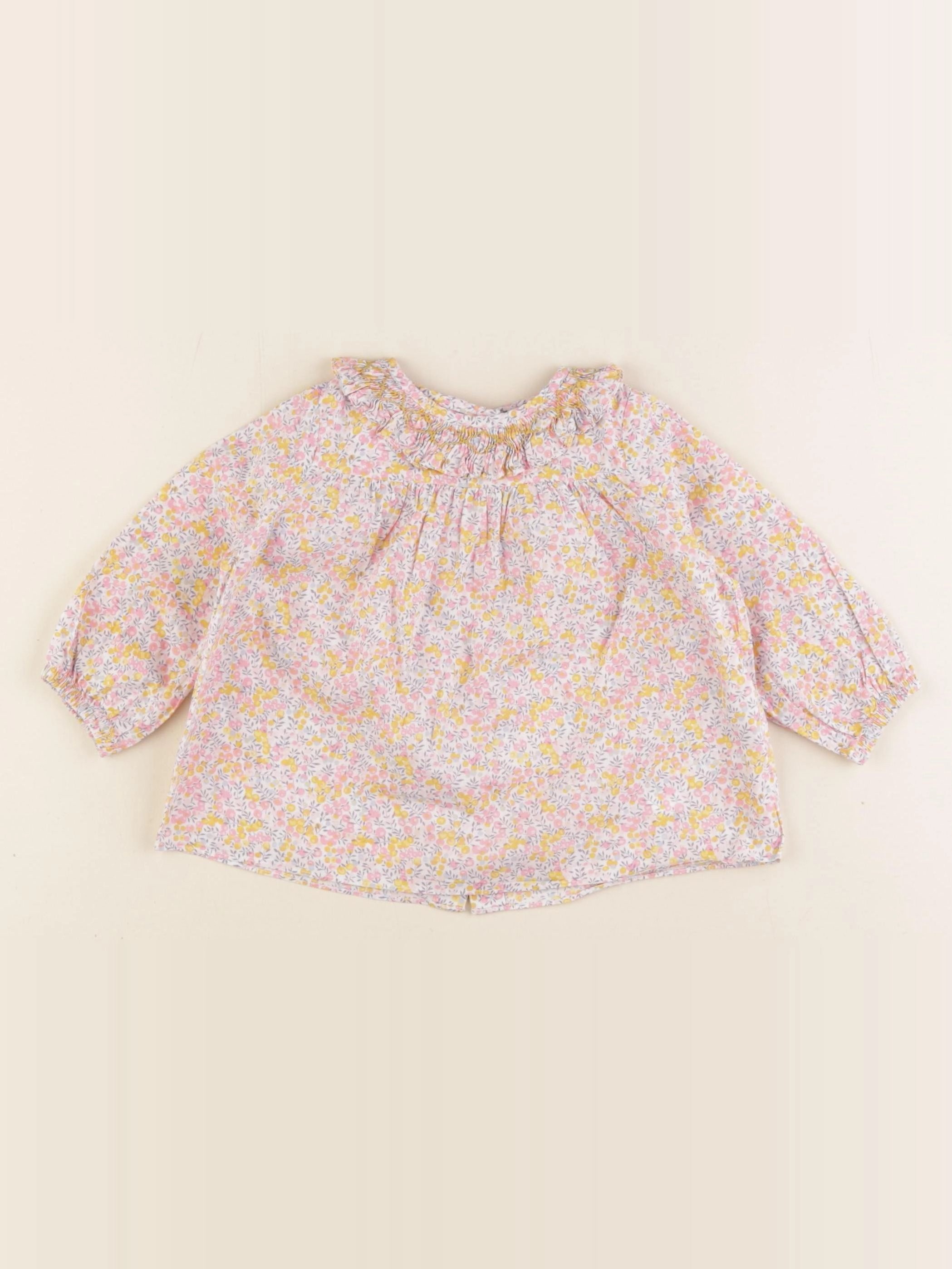 Cyrillus - blouse rose - 9 mois