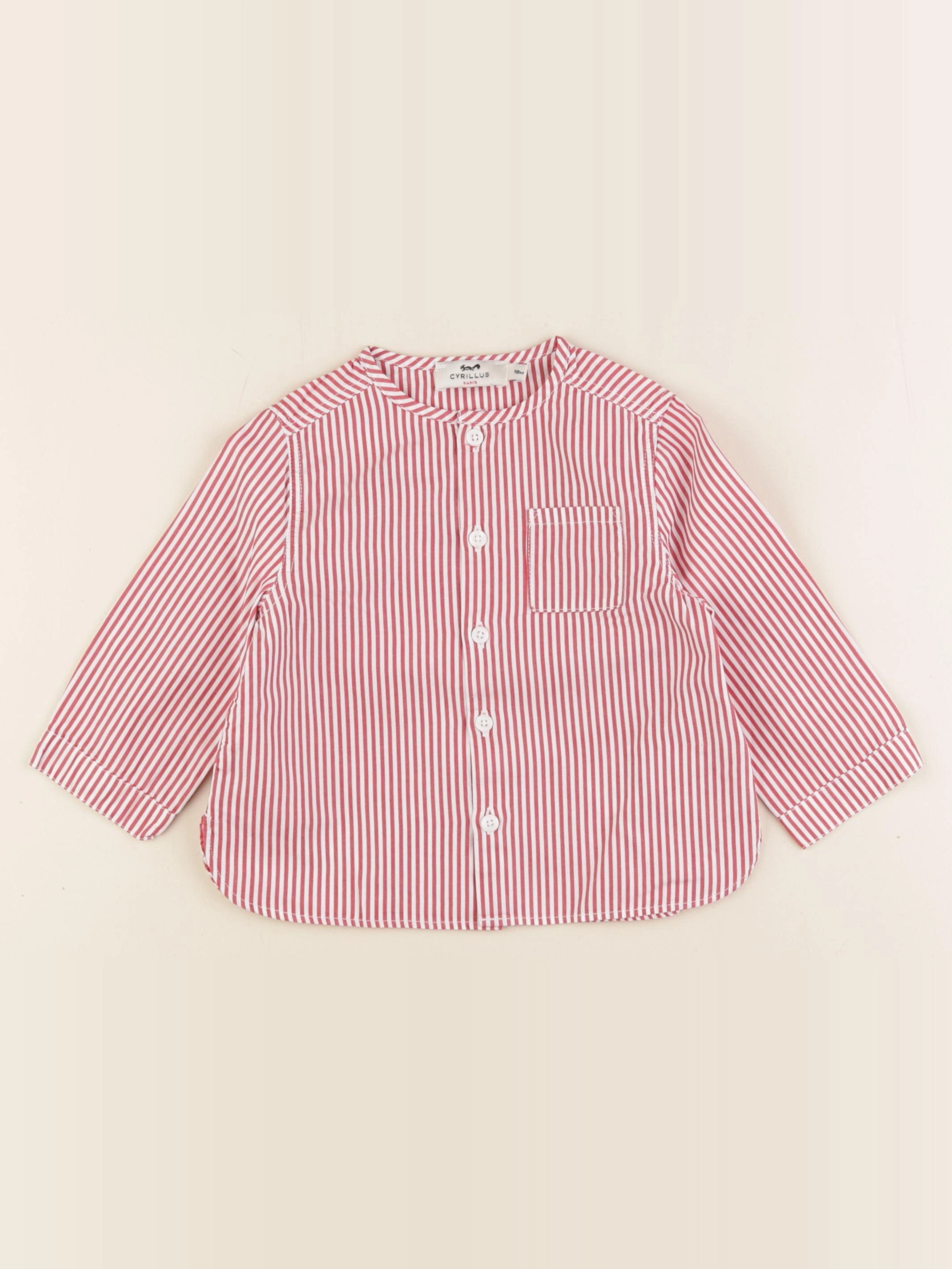Cyrillus - chemise rouge - 18 mois