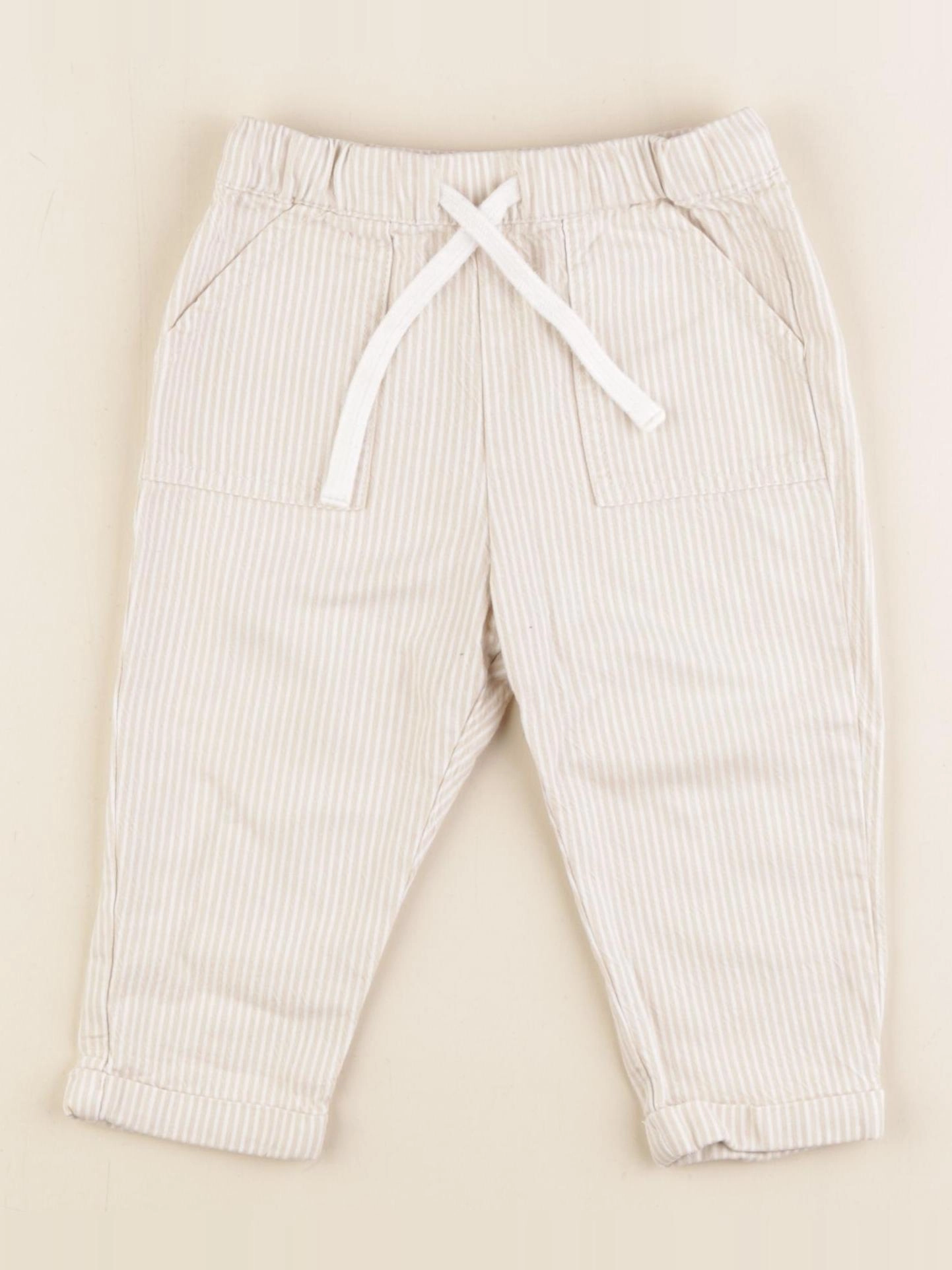 Boutchou - pantalon beige - 12 mois