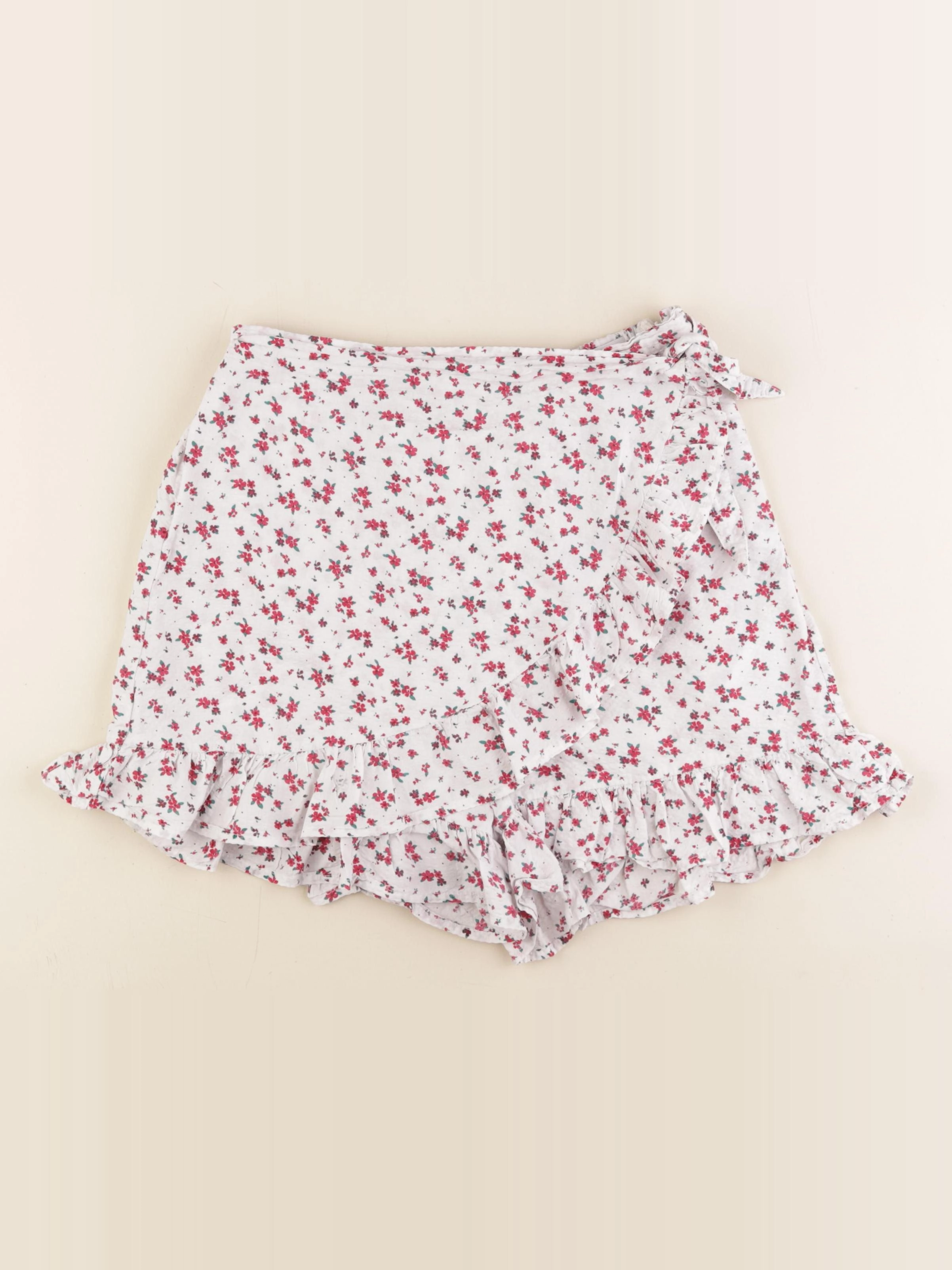 Vertbaudet - jupe short blanc - 12 ans