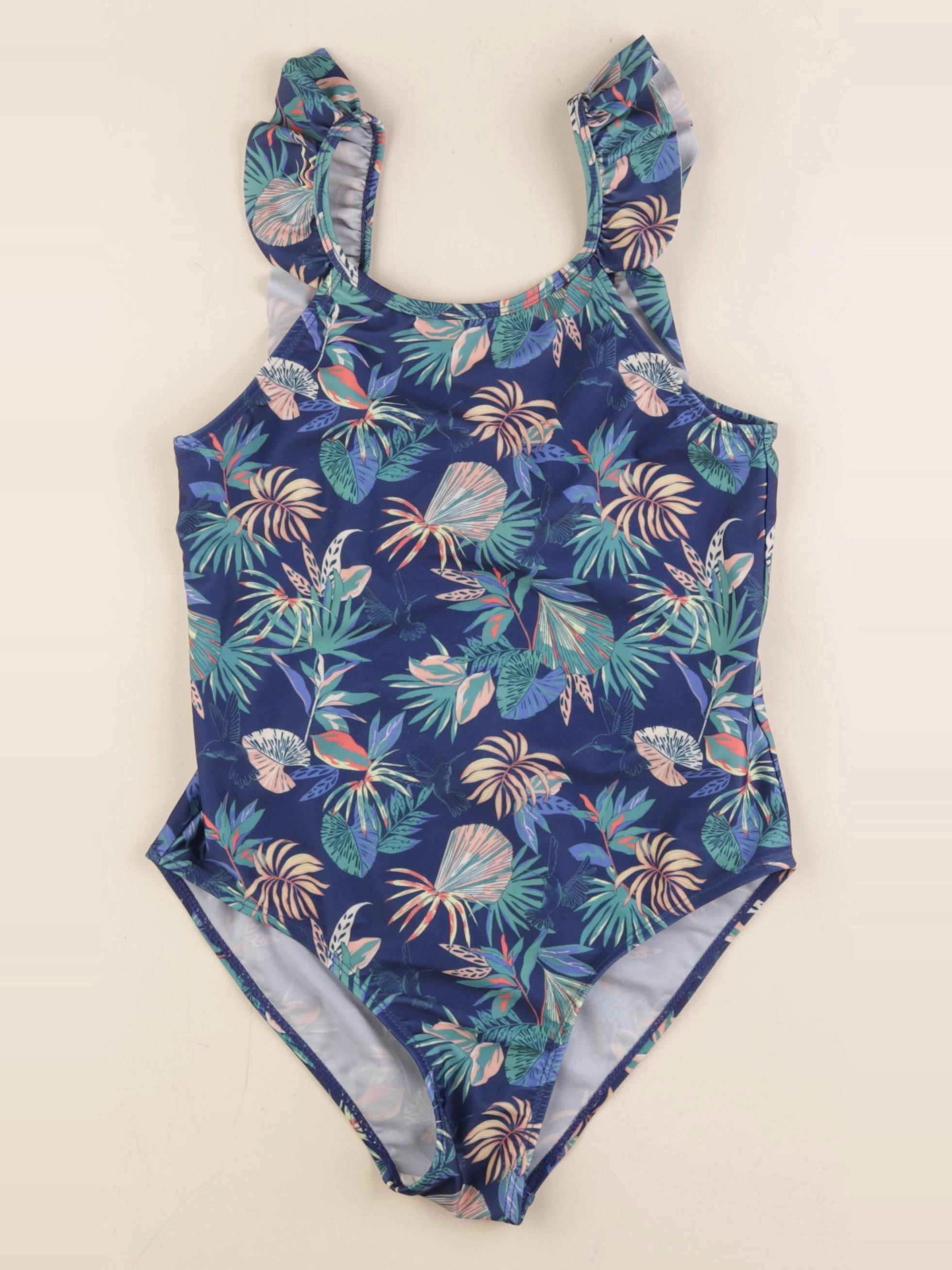 Vertbaudet - maillot de bain bleu - 11/12 ans