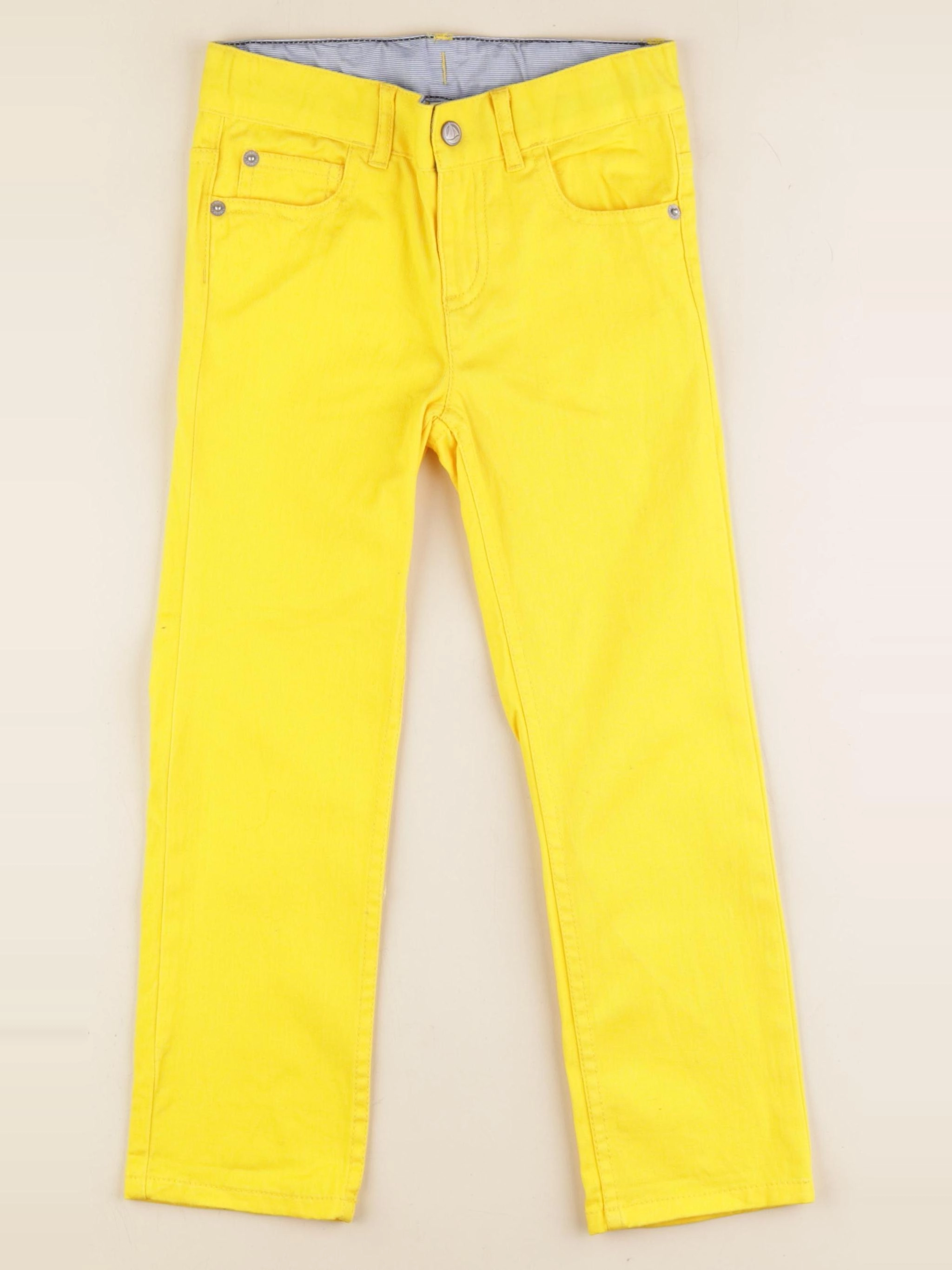 Petit Bateau - pantalon jaune - 5 ans