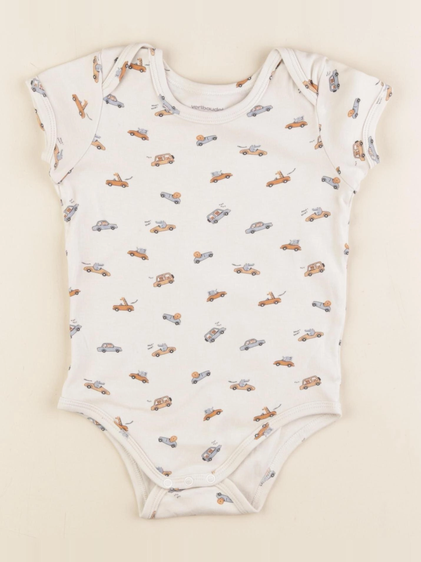 Vertbaudet - body beige - 24 mois