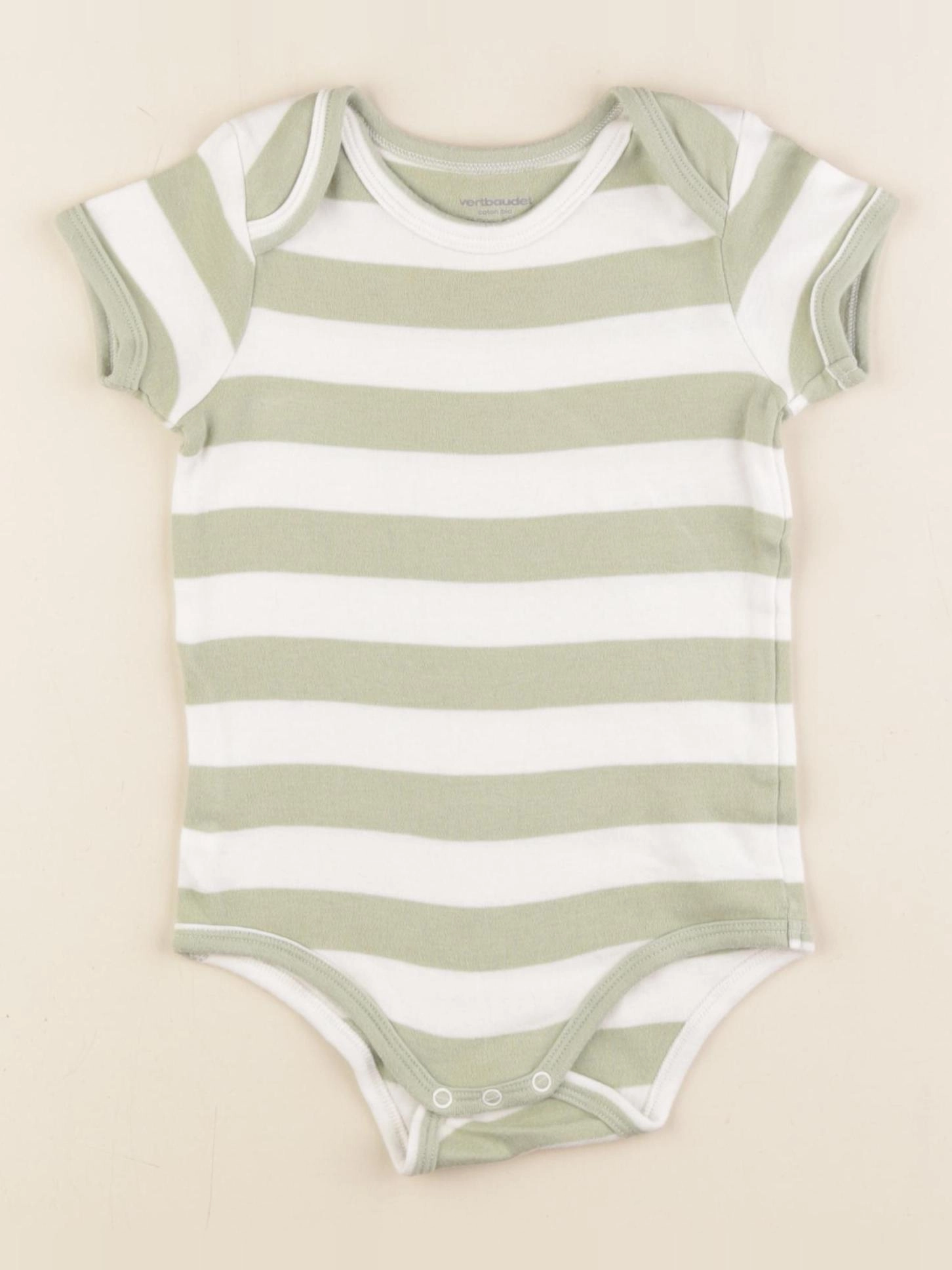 Vertbaudet - body vert - 24 mois