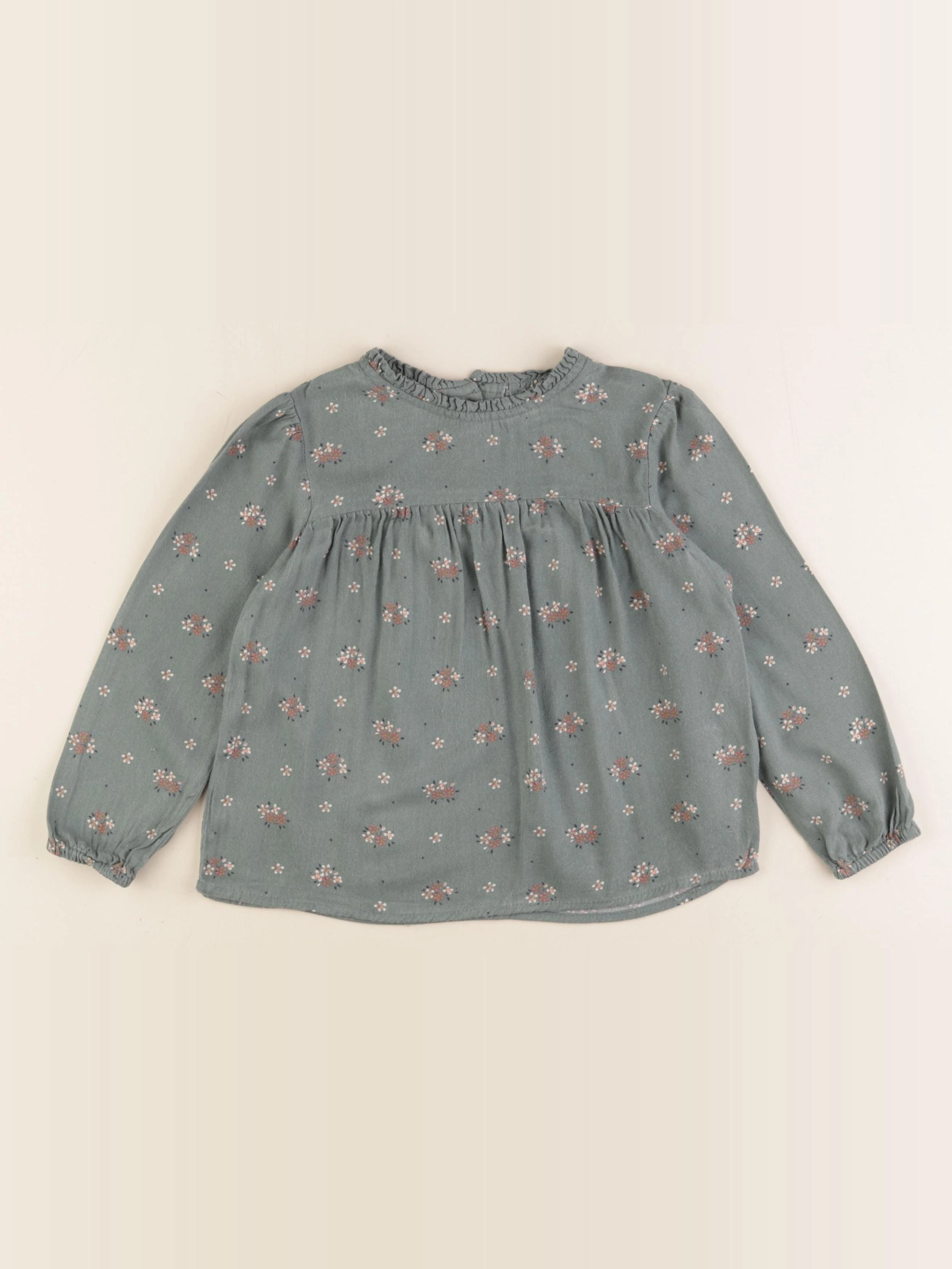 Vertbaudet - blouse vert - 4 ans