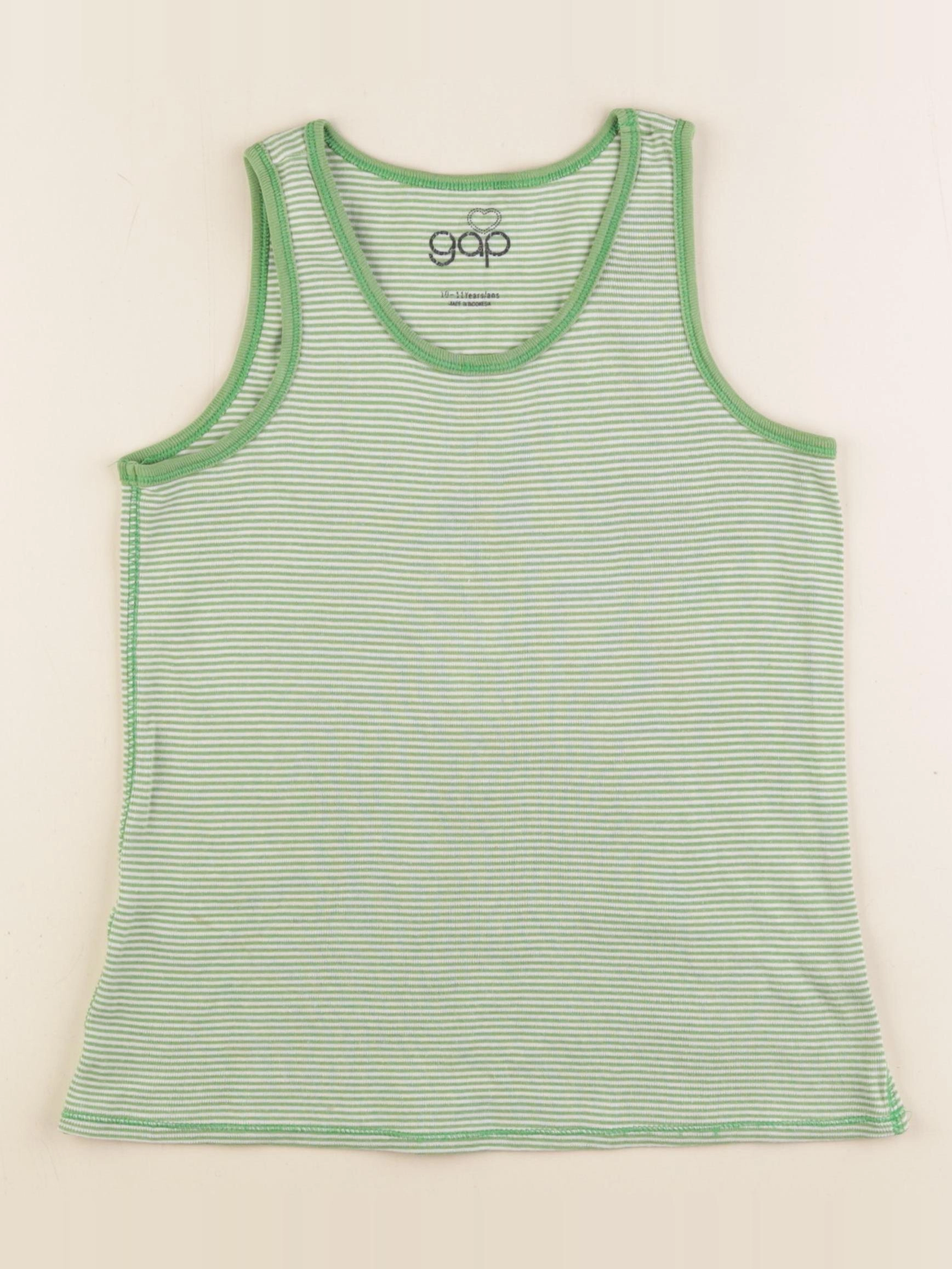 GAP - débardeur vert - 10/11 ans