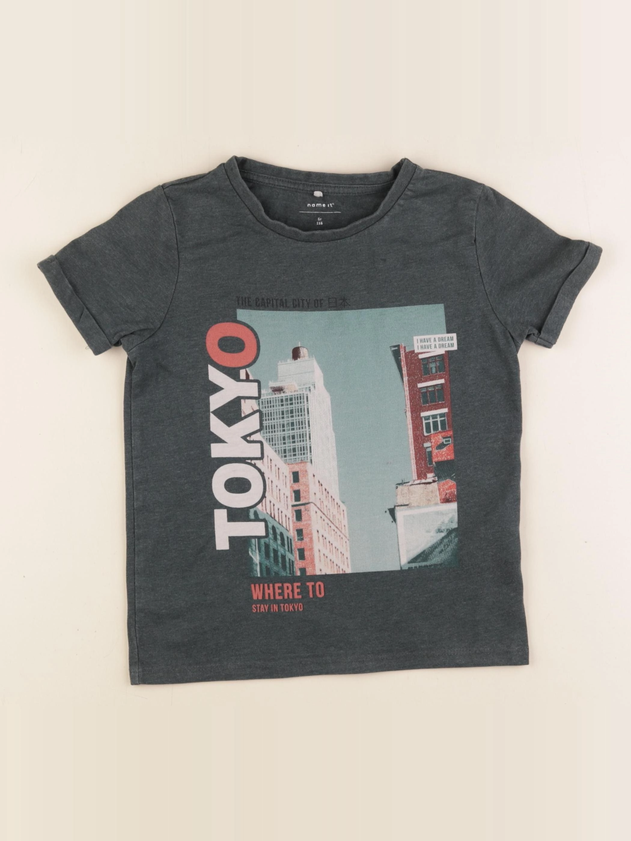 Name it - tee-shirt vert - 6 ans