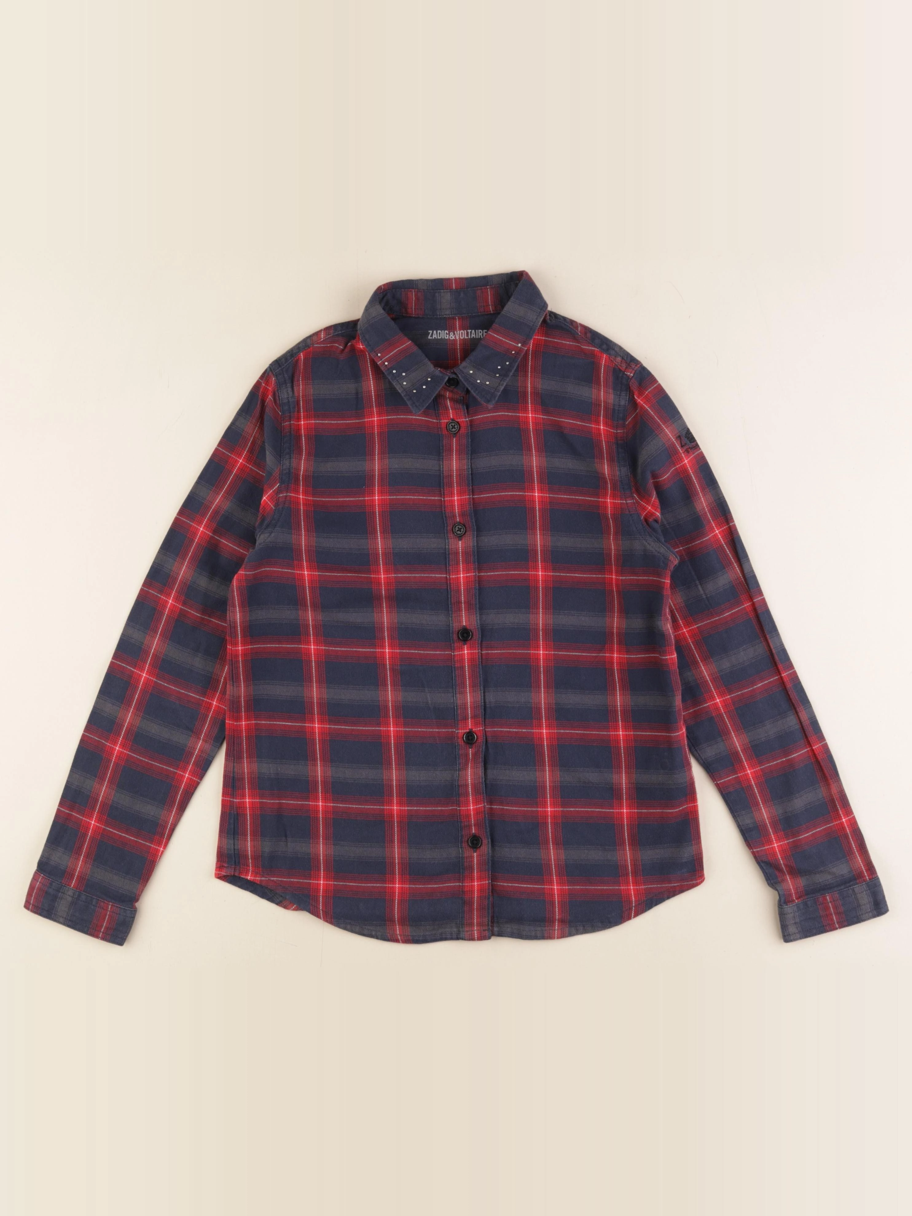 Zadig & Voltaire - chemise multicolore - 10 ans