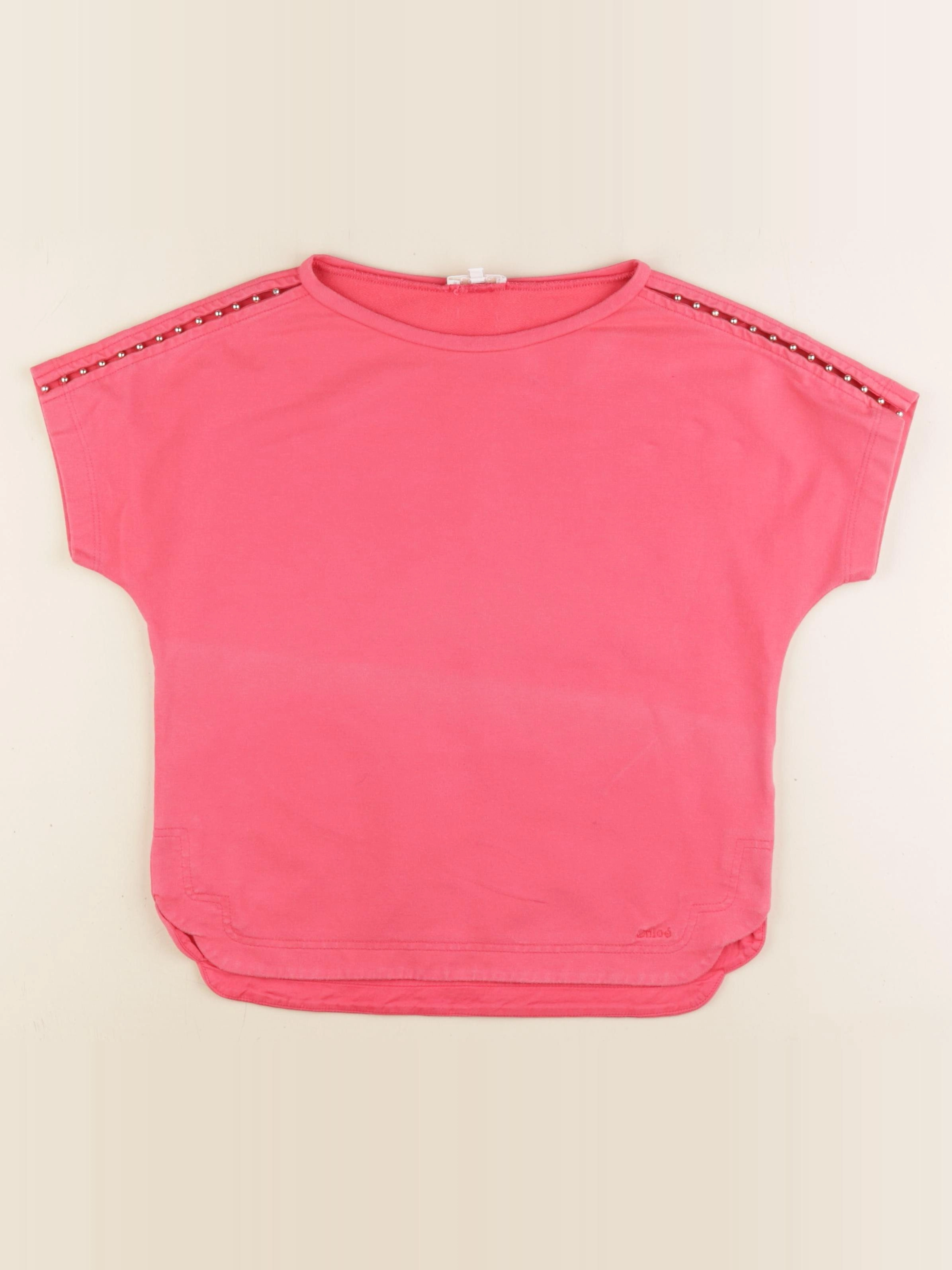 Chloé - tee-shirt rose - 10 ans