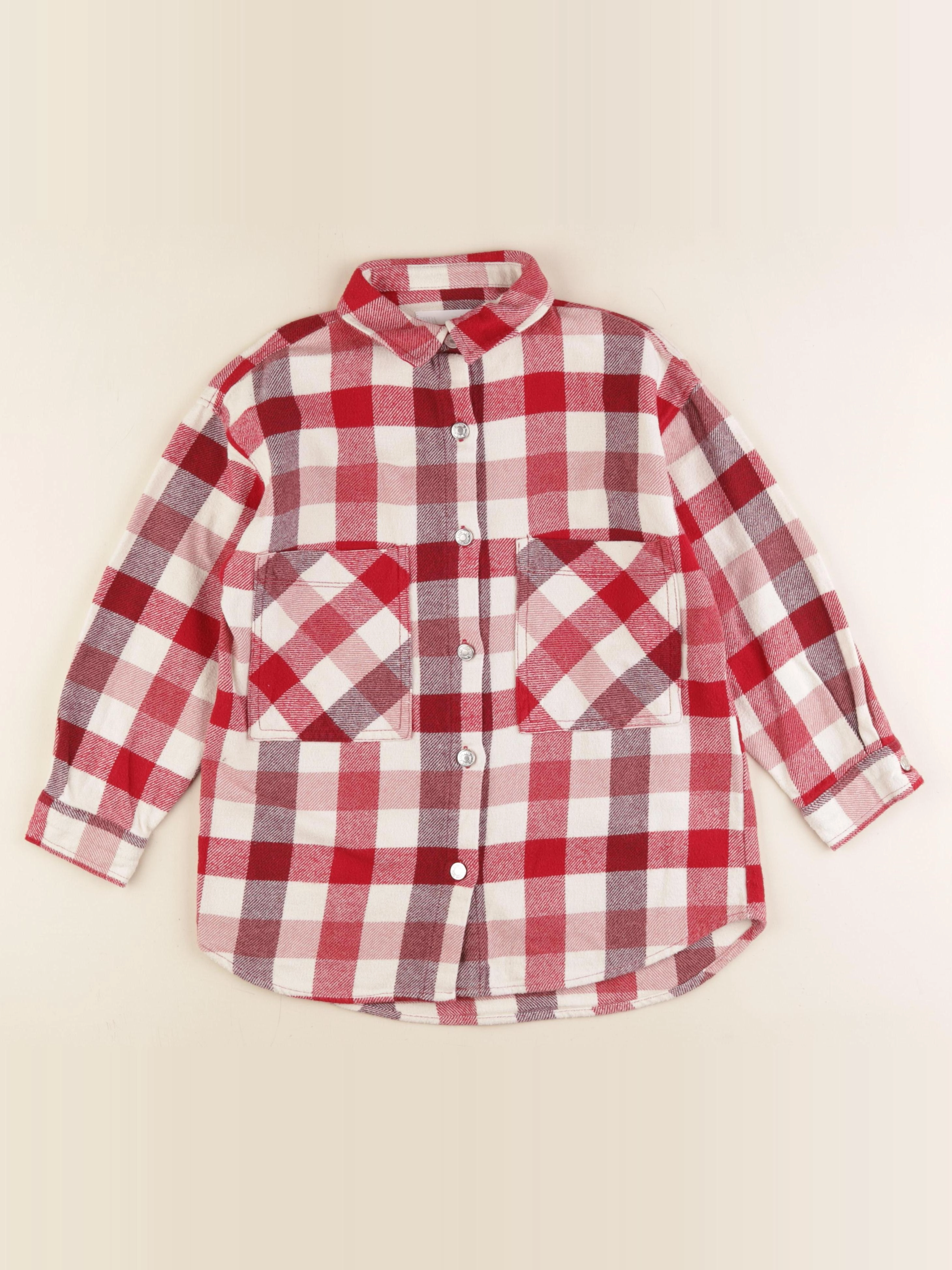 Zara - chemise rouge - 8 ans