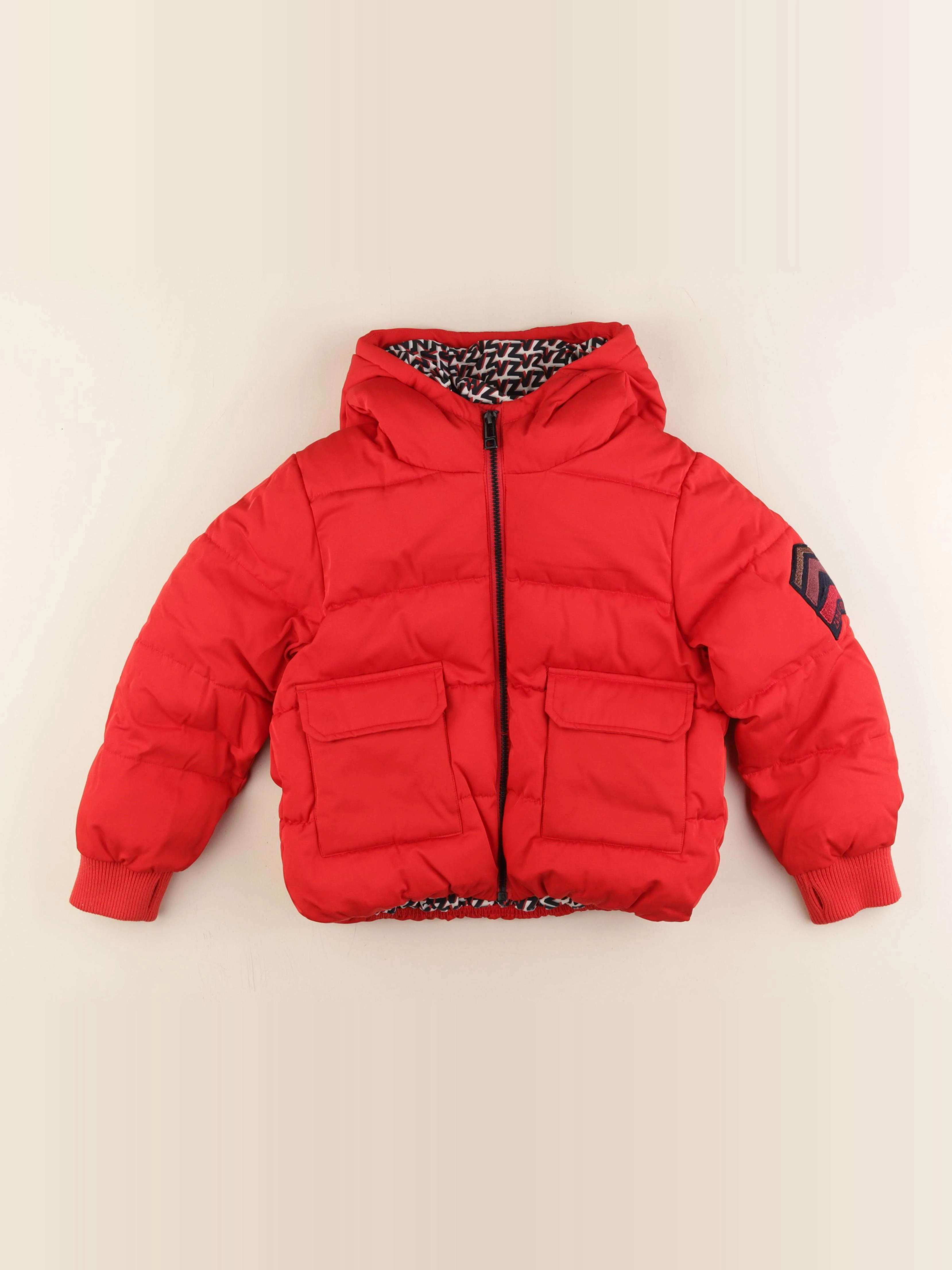 Zadig & Voltaire - manteau rouge - 8 ans