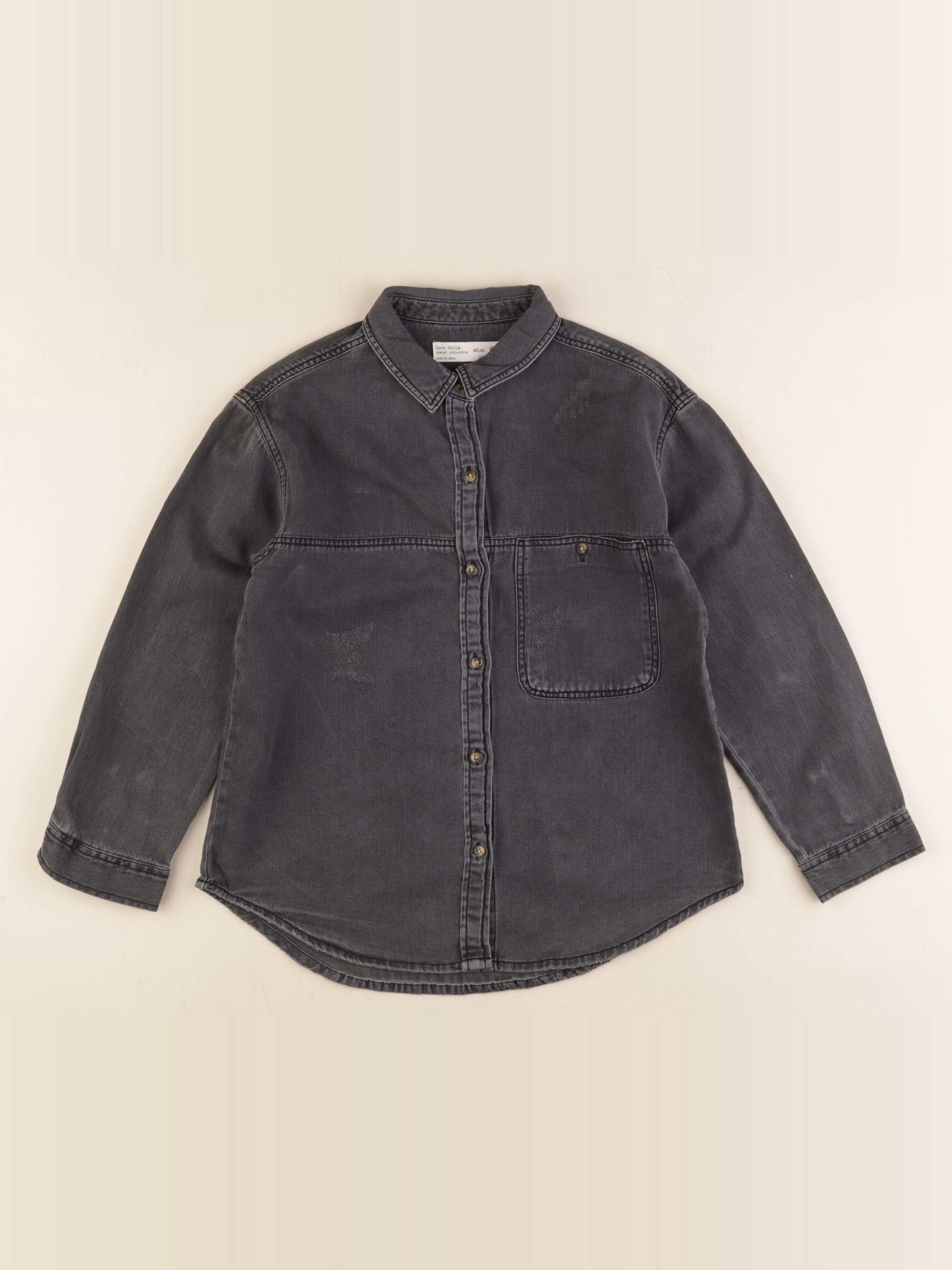 Zara - chemise noir - 8 ans
