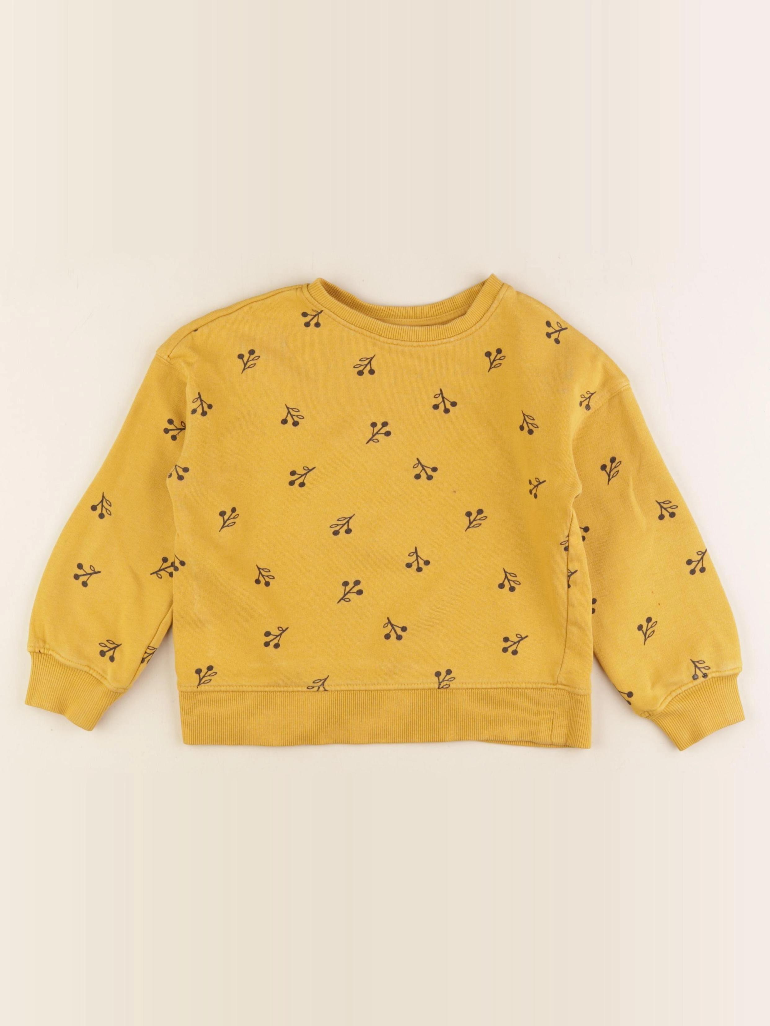 Mango - sweat jaune - 5/6 ans