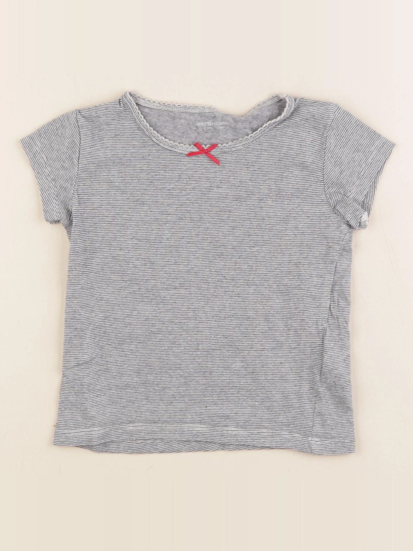 Vertbaudet - maillot de corps gris - 3 ans