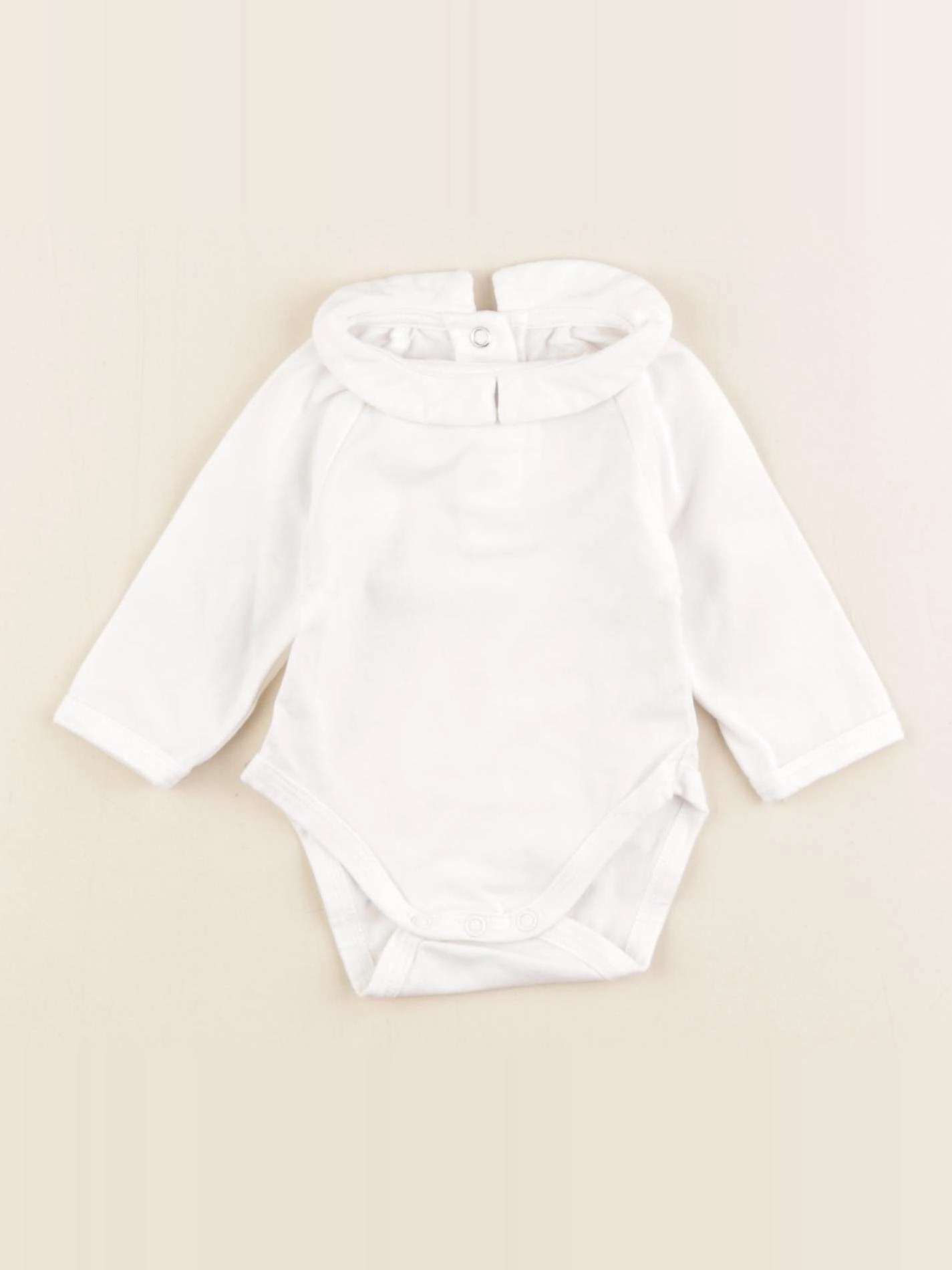 Vertbaudet - body à col blanc - 1 mois