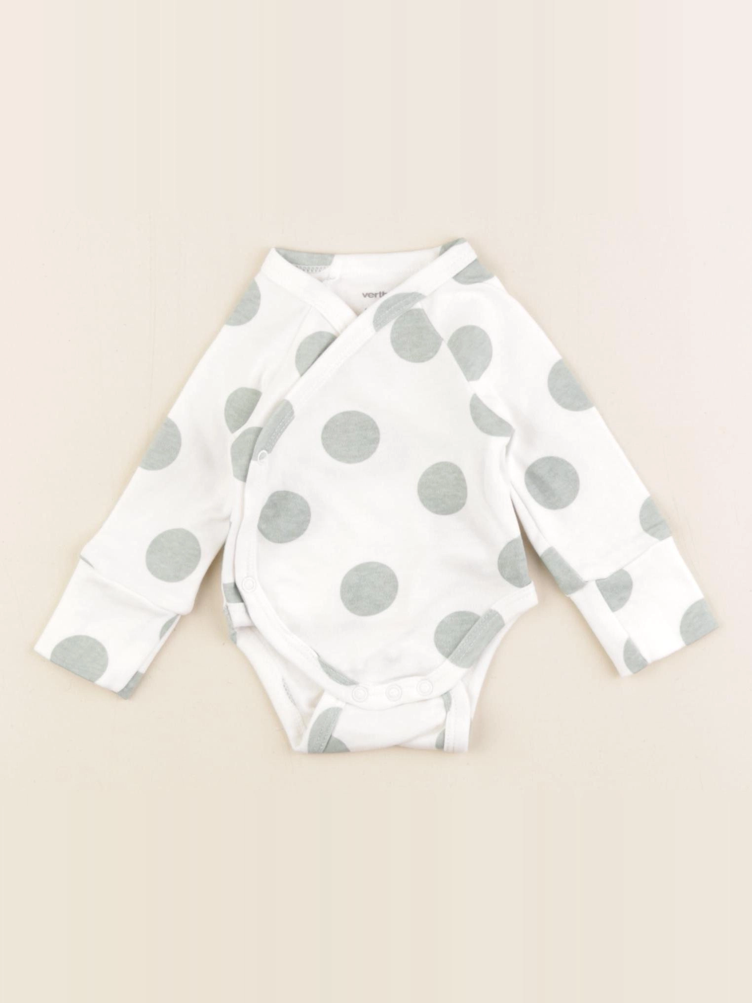 Vertbaudet - body vert - 0 mois