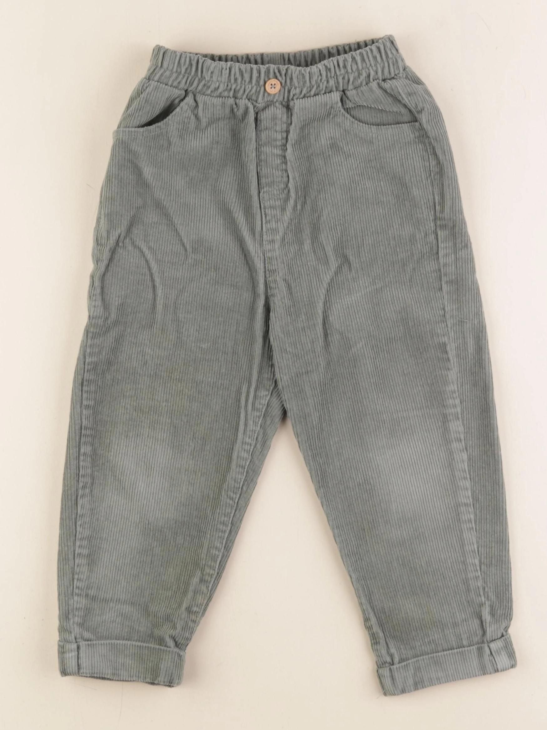 Vertbaudet - pantalon vert - 36 mois