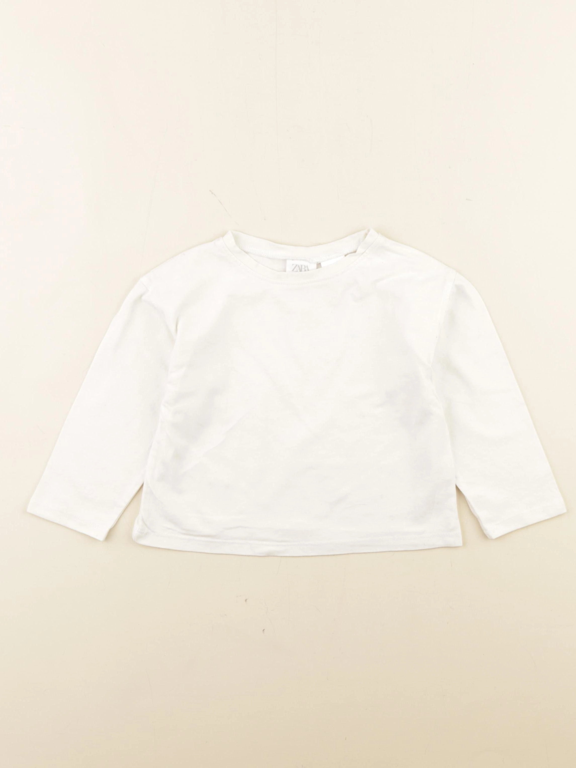 Zara - tee-shirt beige - 2 ans
