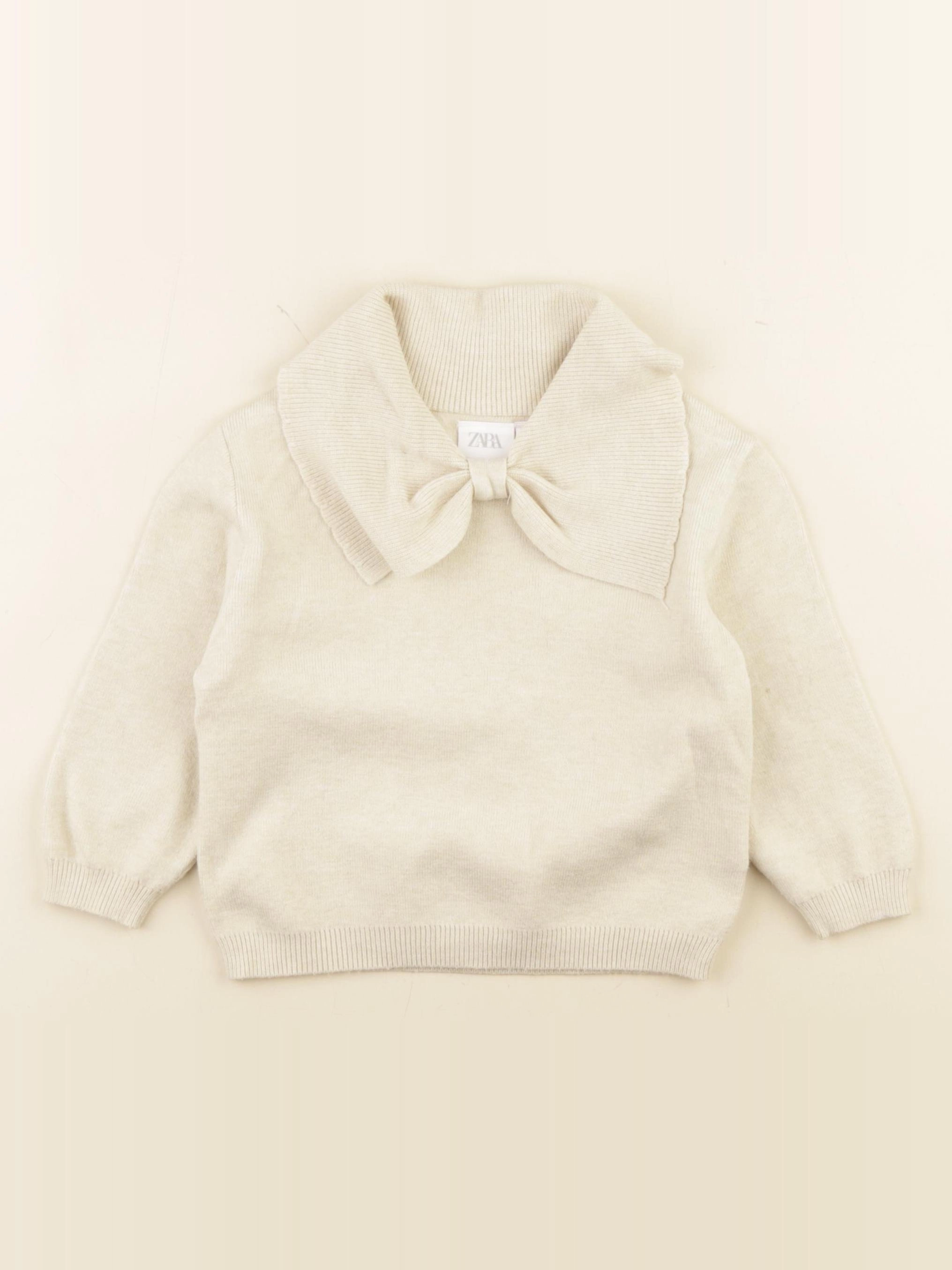 Zara - pull beige - 2 ans