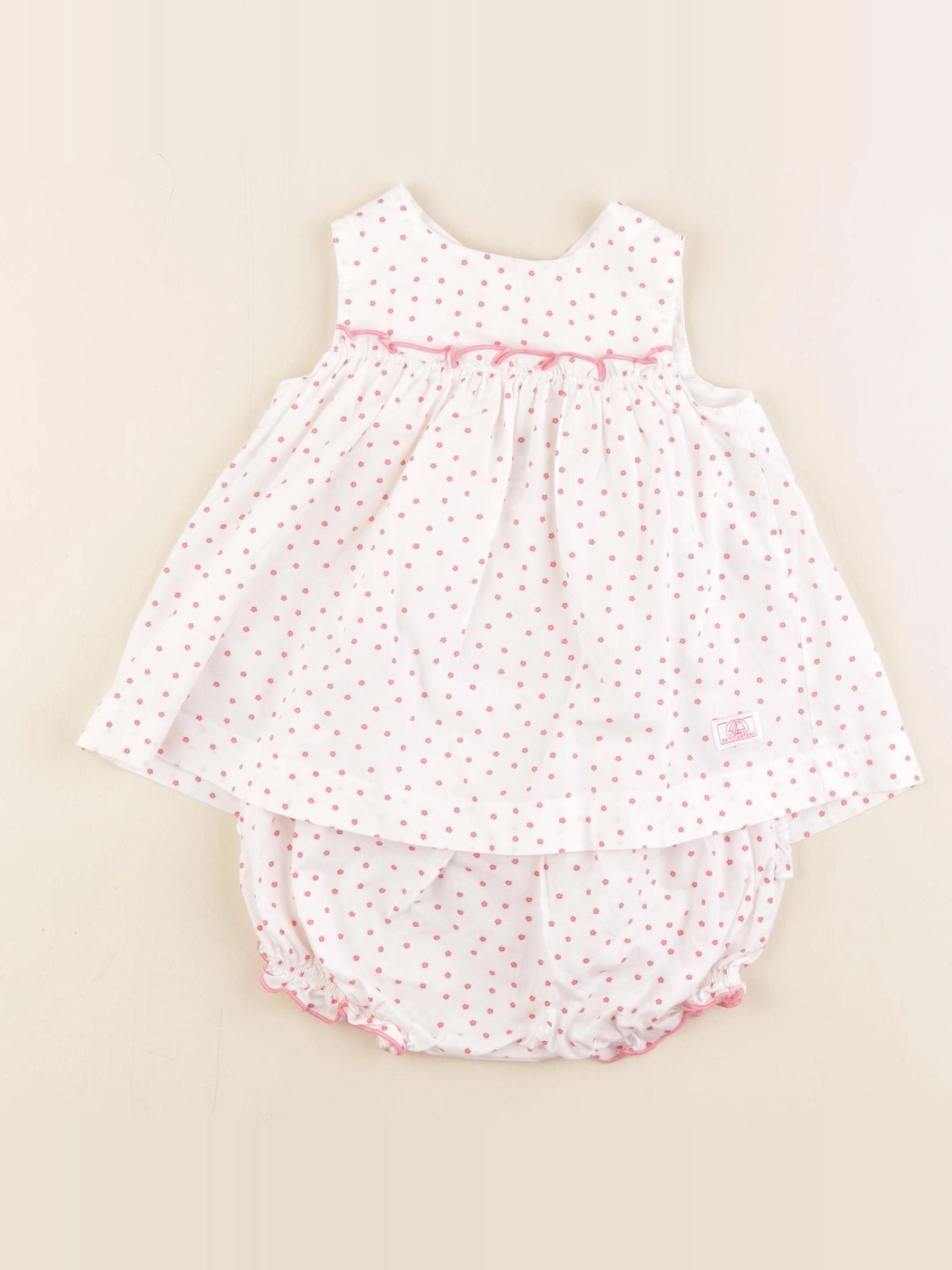 Petit Bateau - robe rose - 3 mois