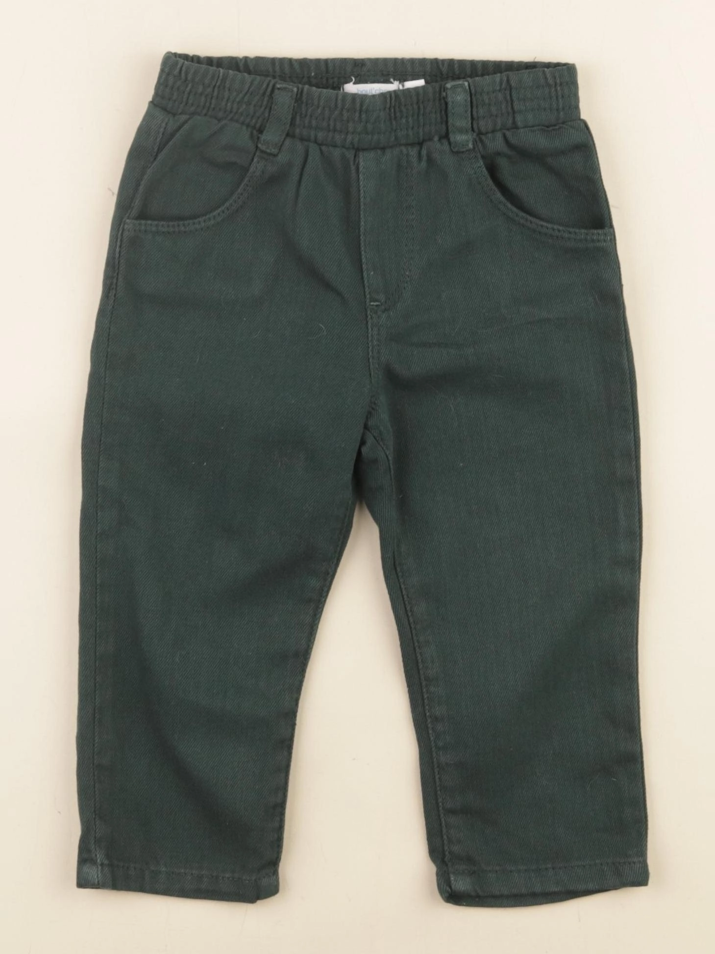 Boutchou - jean vert - 12 mois