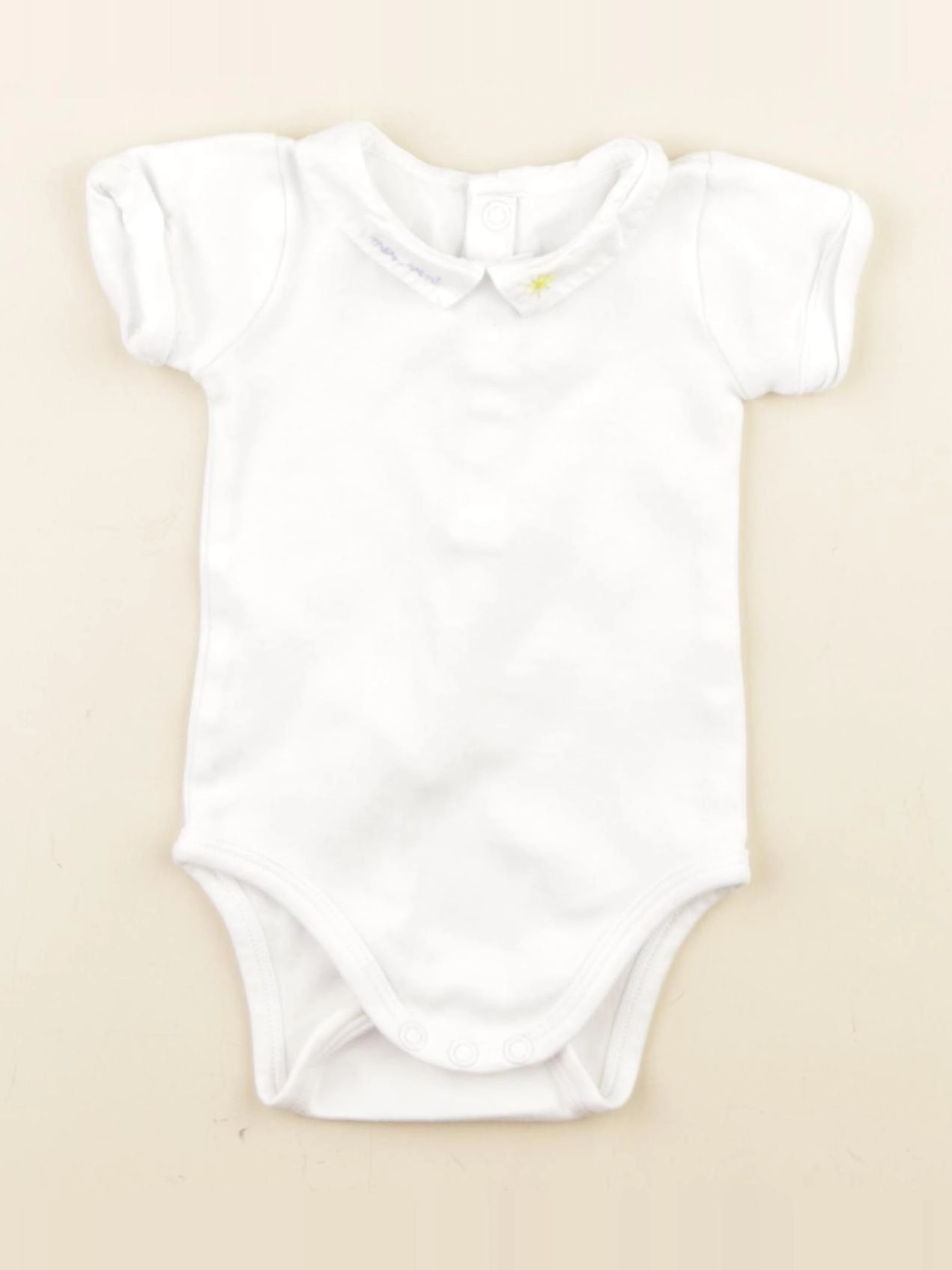 Jacadi - body à col blanc - 3 mois