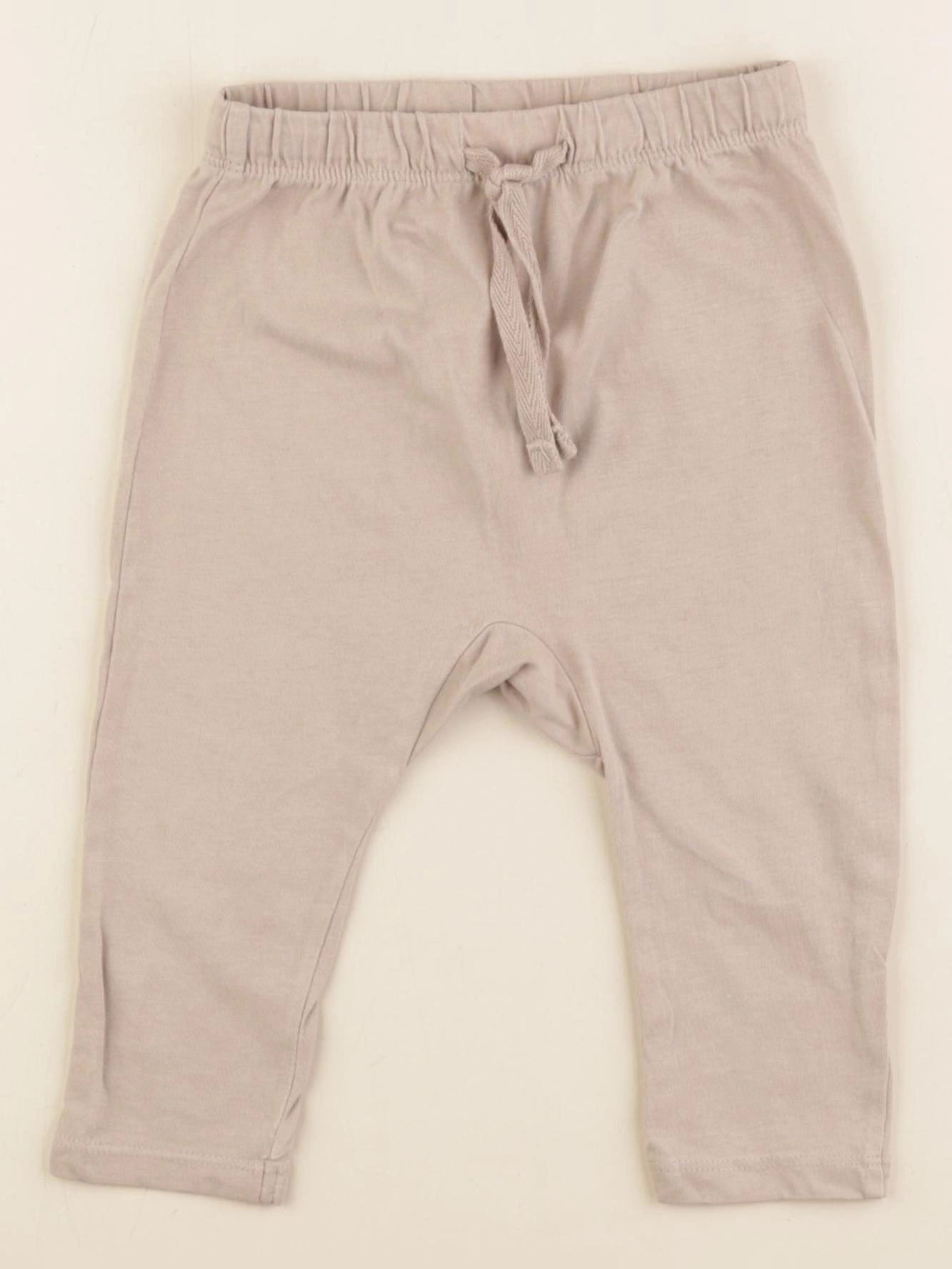 H&M - sarouel beige - 9/12 mois