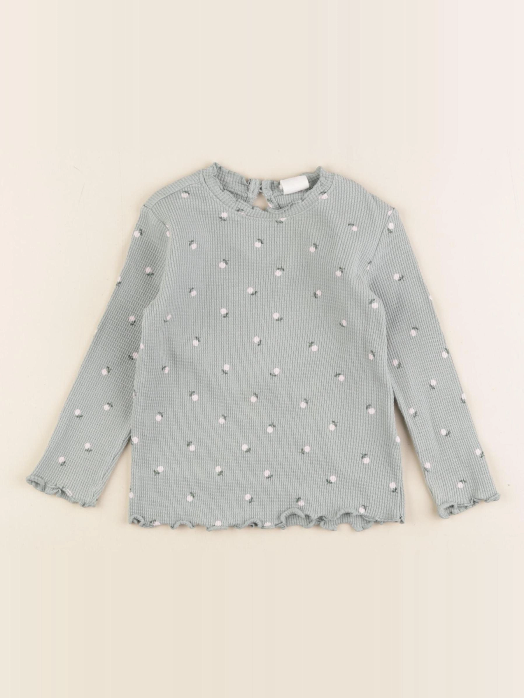 H&M - tee-shirt vert - 9/12 mois
