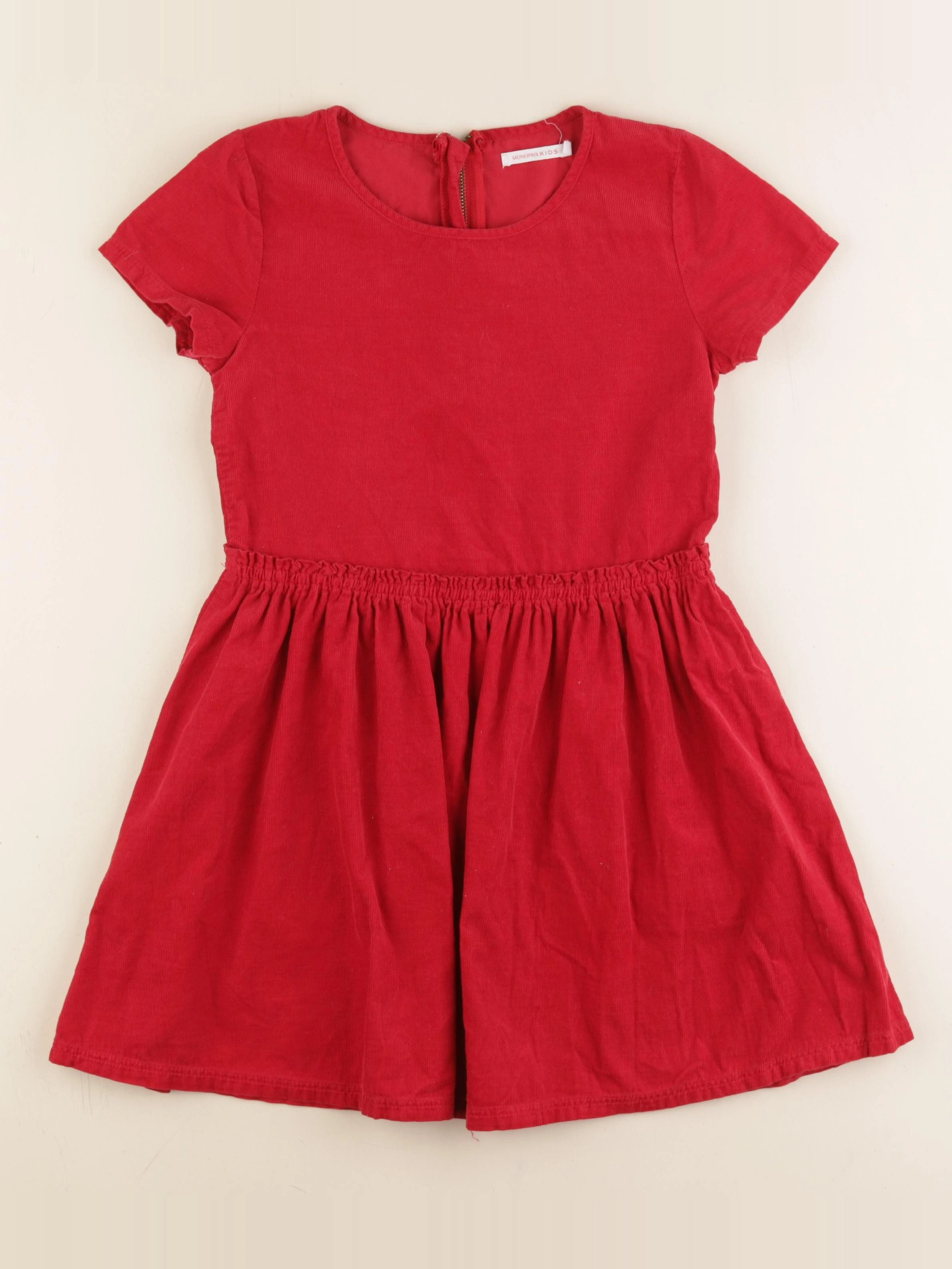 Monoprix - robe rouge - 8 ans