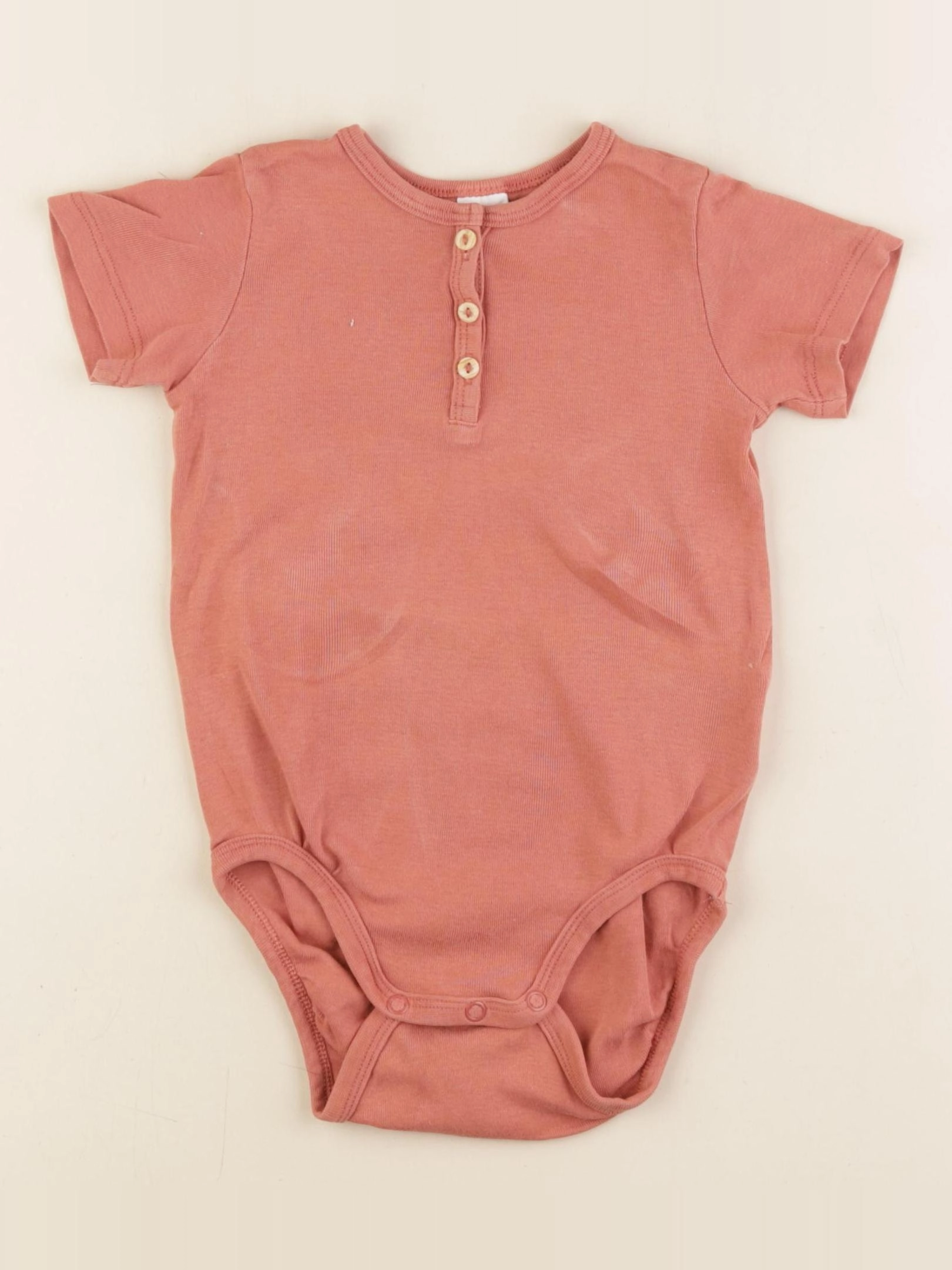 H&M - body orange - 12/18 mois