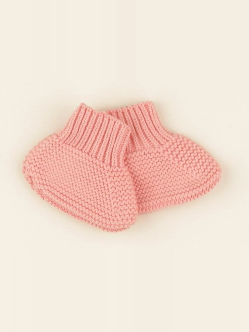 Lililotte - chaussons Eugène pamplemousse - 3 - 6 mois