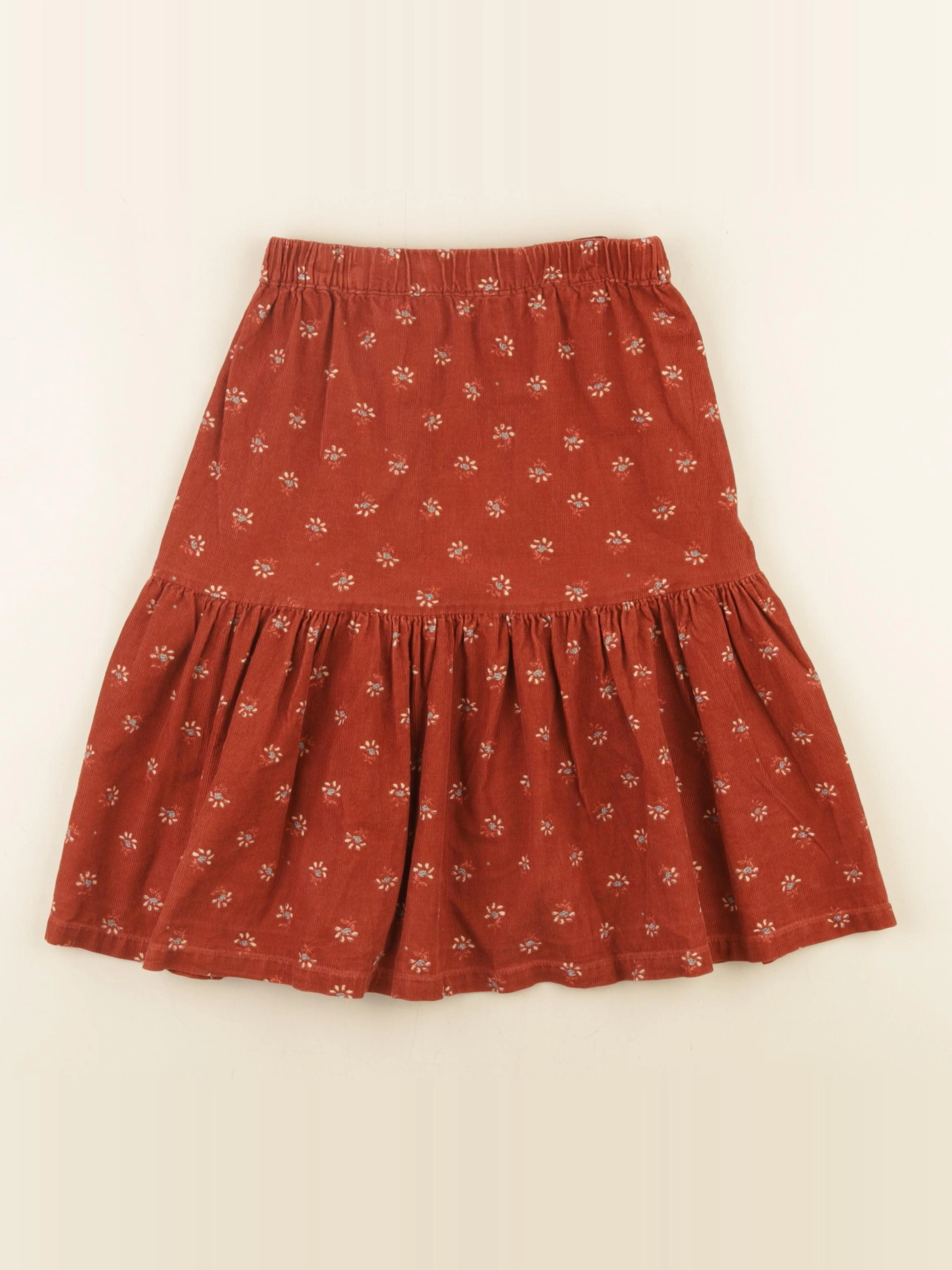 Vertbaudet - jupe marron - 6 ans