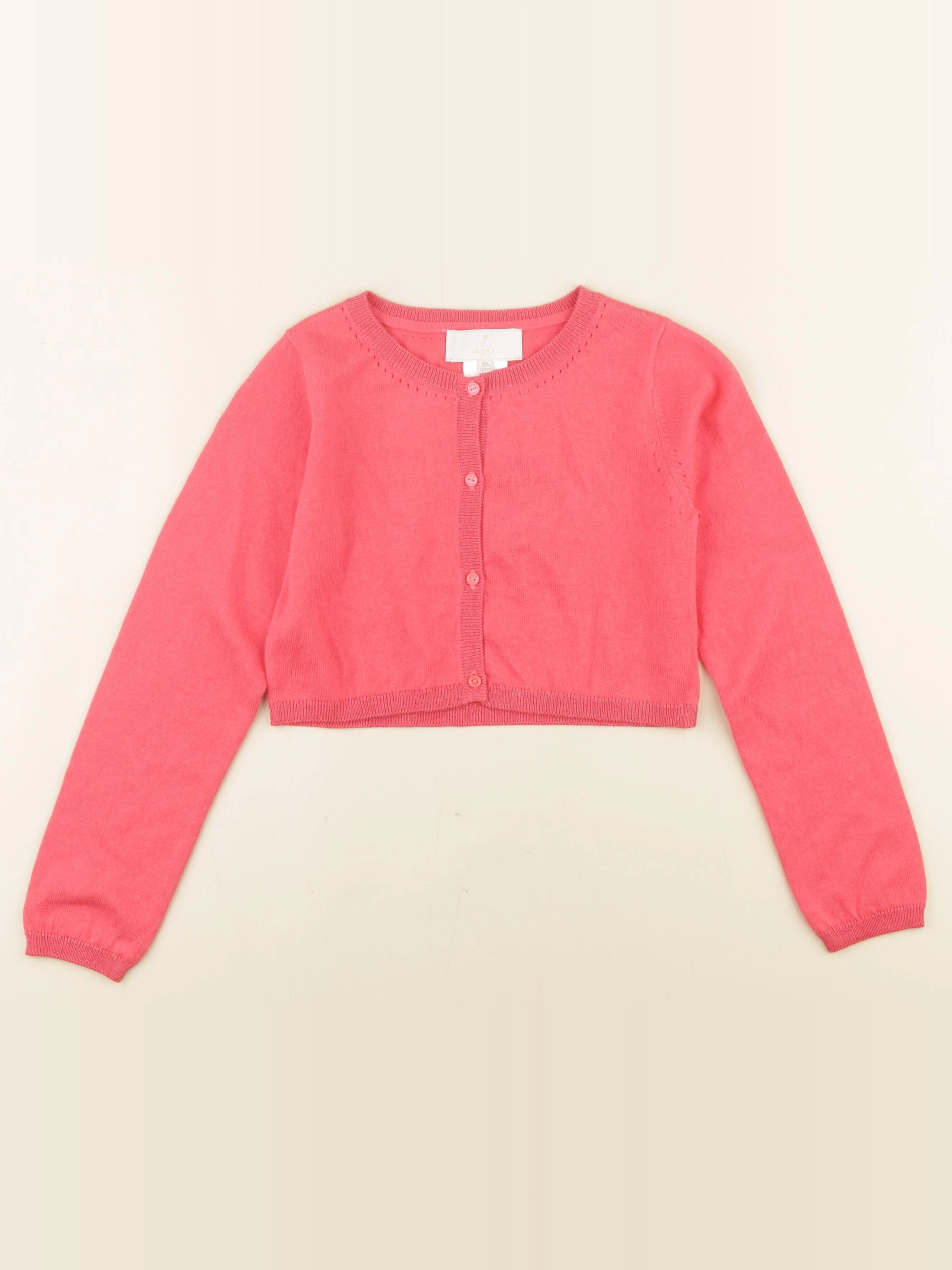 Jacadi - gilet rose - 8 ans