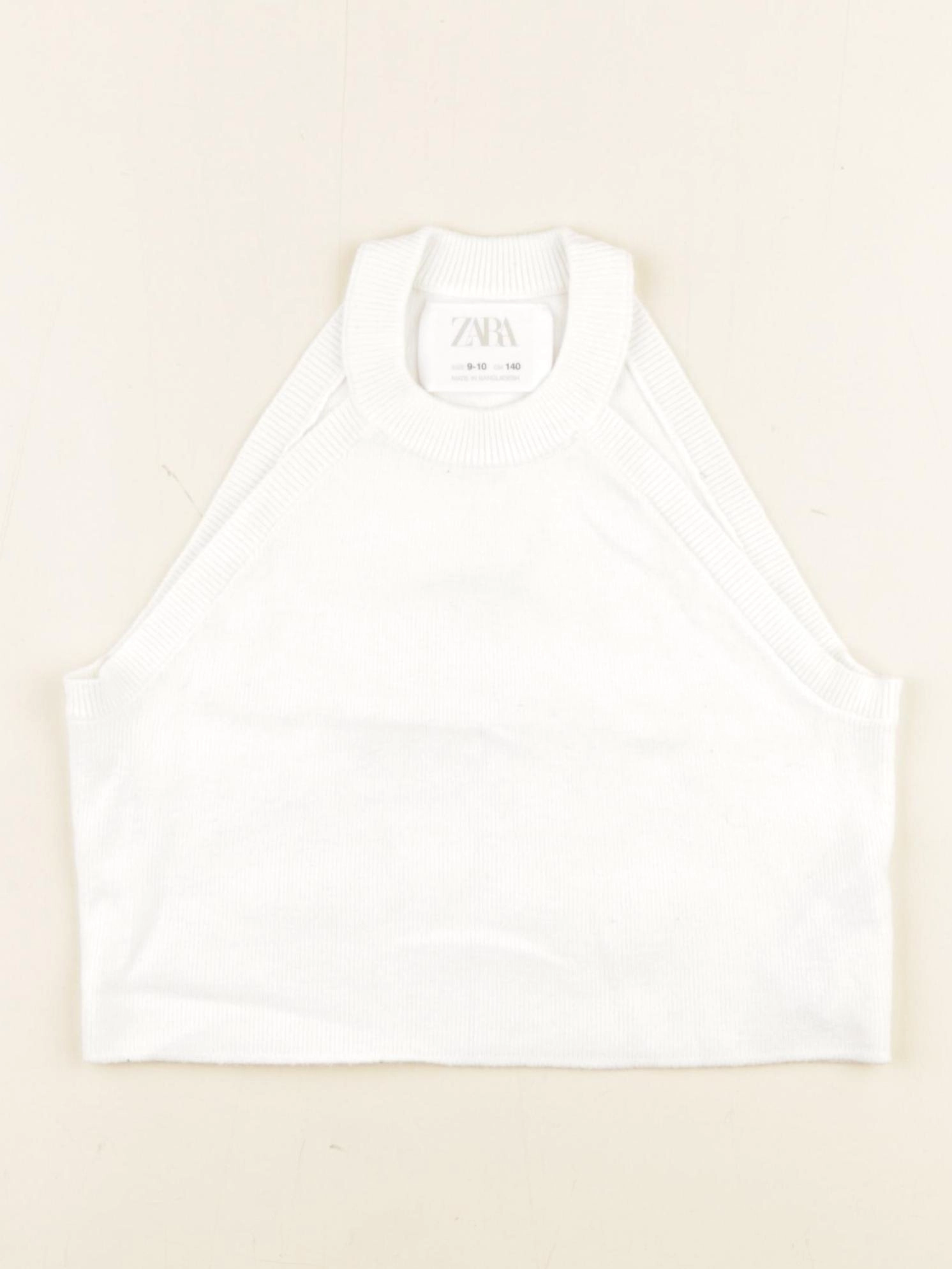 Zara - débardeur blanc - 9/10 ans